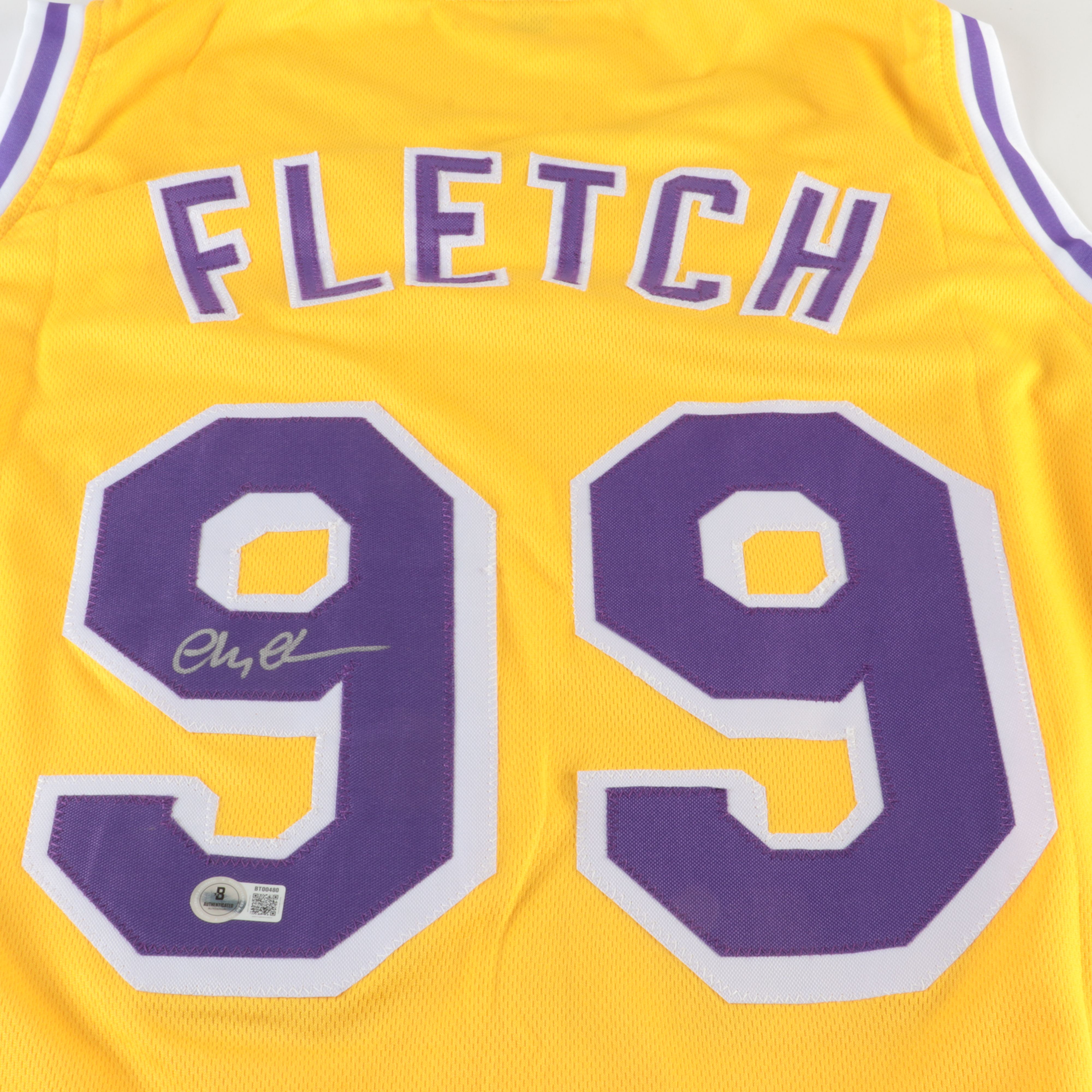 Chevy Chase Signed "Fletch" Los Angeles Lakers Basketball Jersey, Beckett