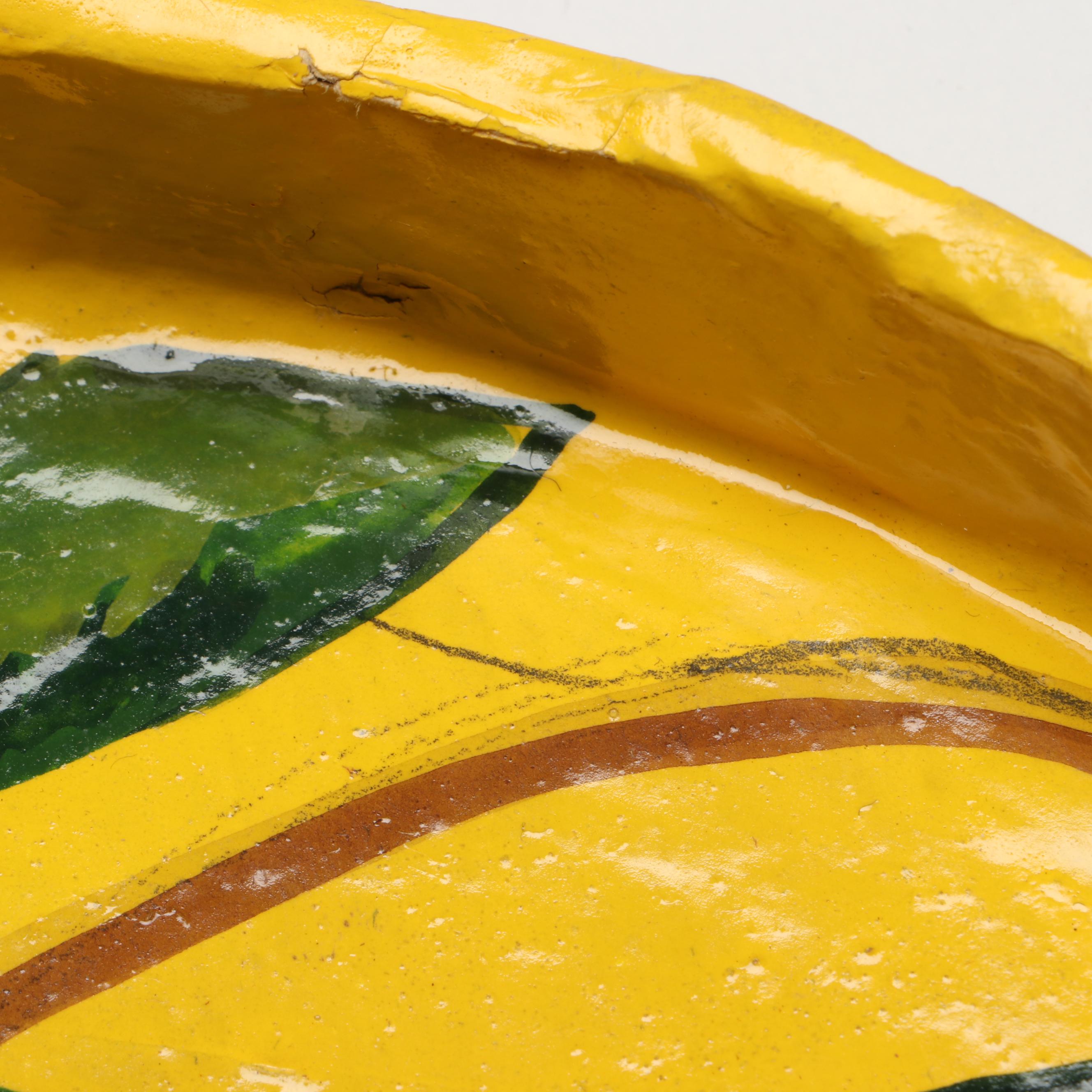 Thai Rosenthal-Netter Hand-Painted Papier-Mâché Tray