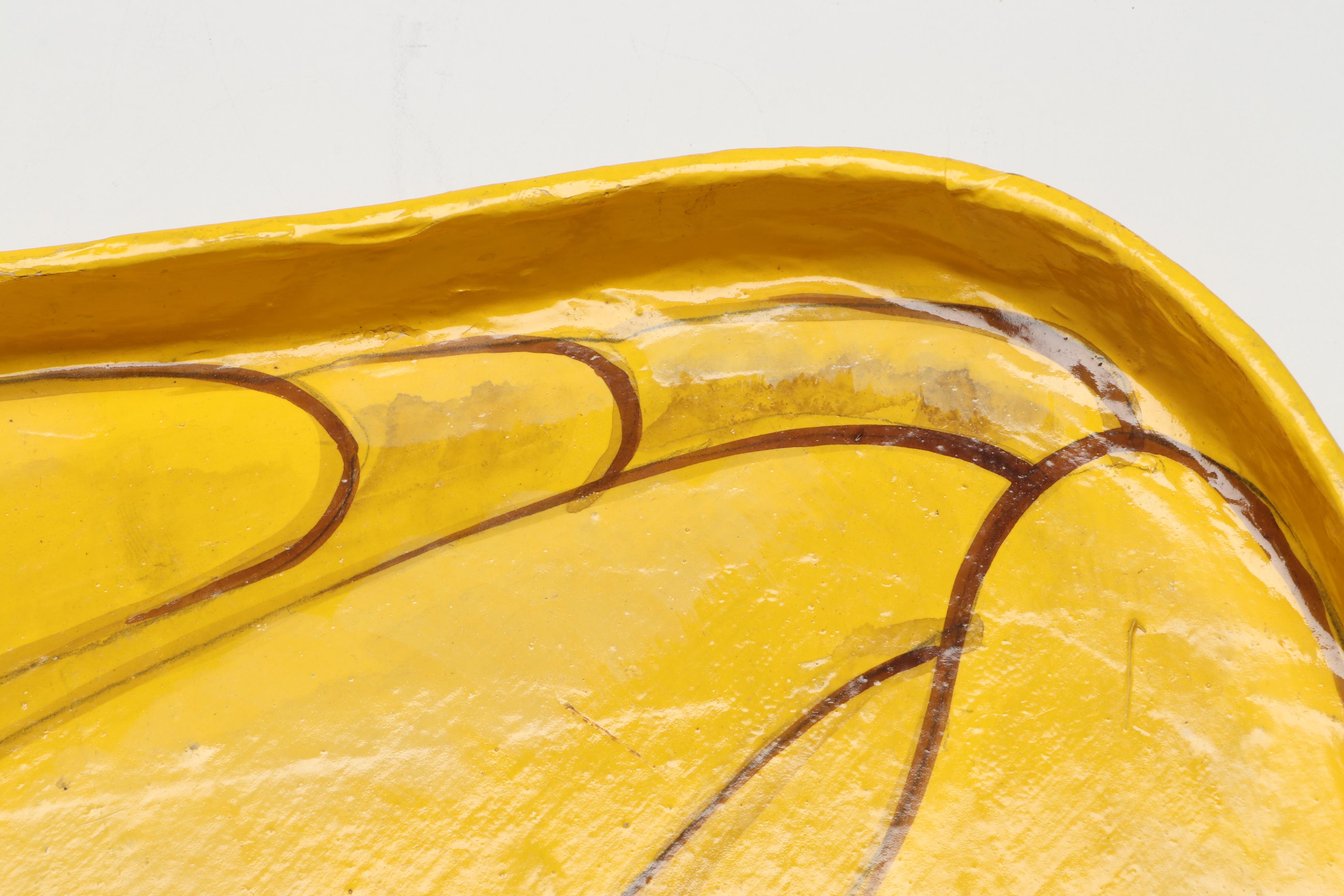 Thai Rosenthal-Netter Hand-Painted Papier-Mâché Tray