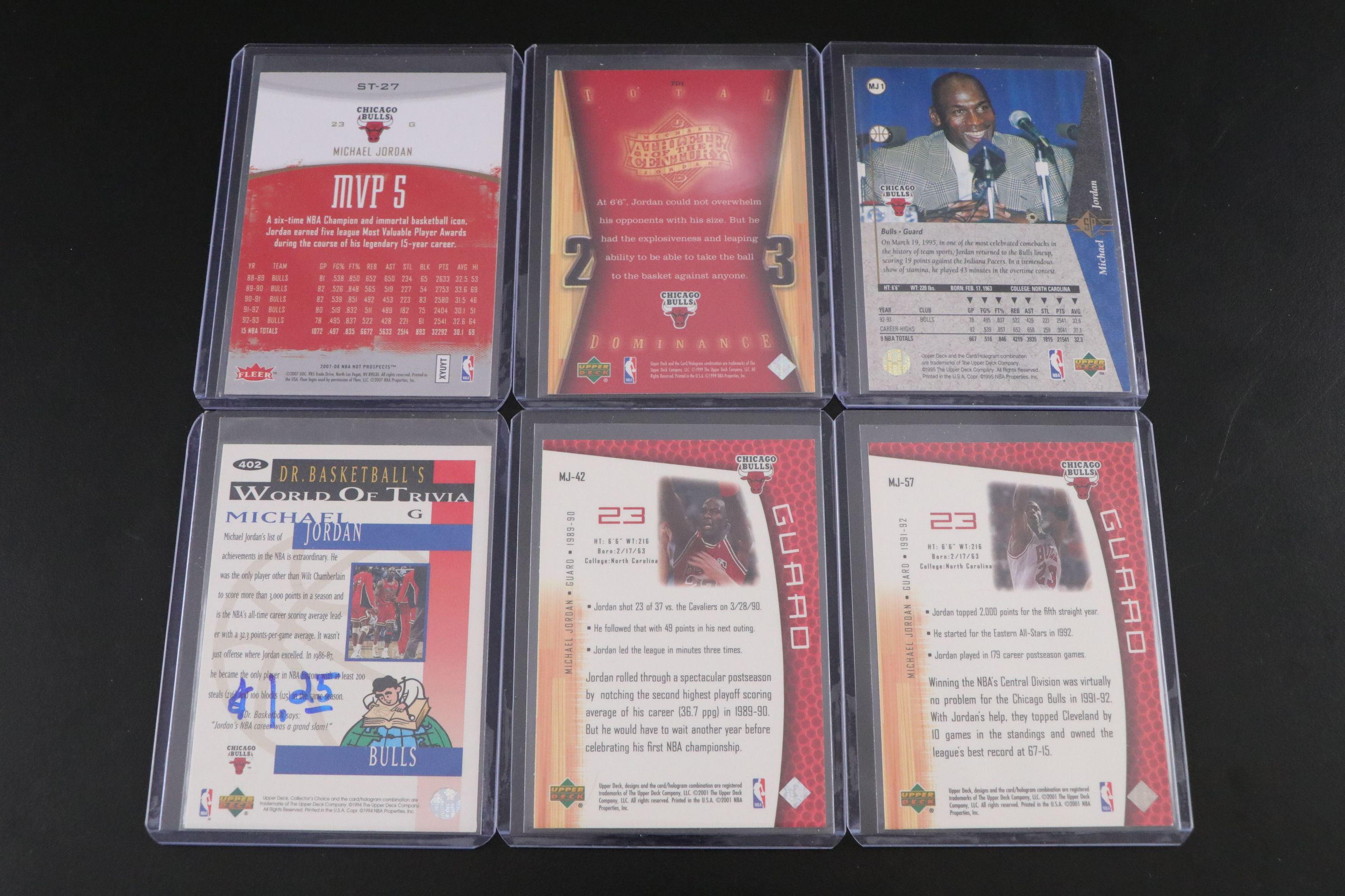 Michael Jordan NBA Trading Card Collection, 1989–2007
