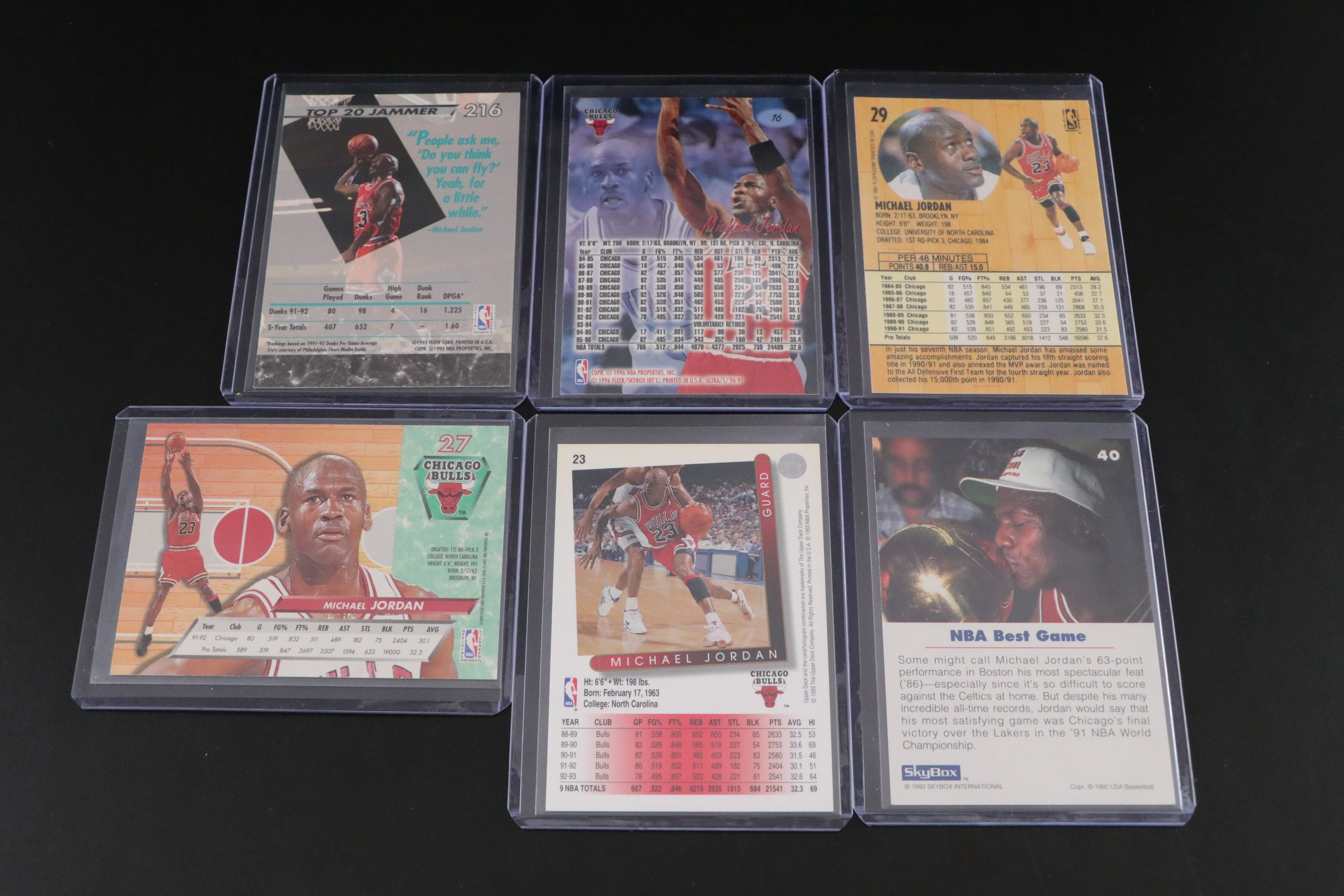 Michael Jordan NBA Trading Card Collection, 1989–2007