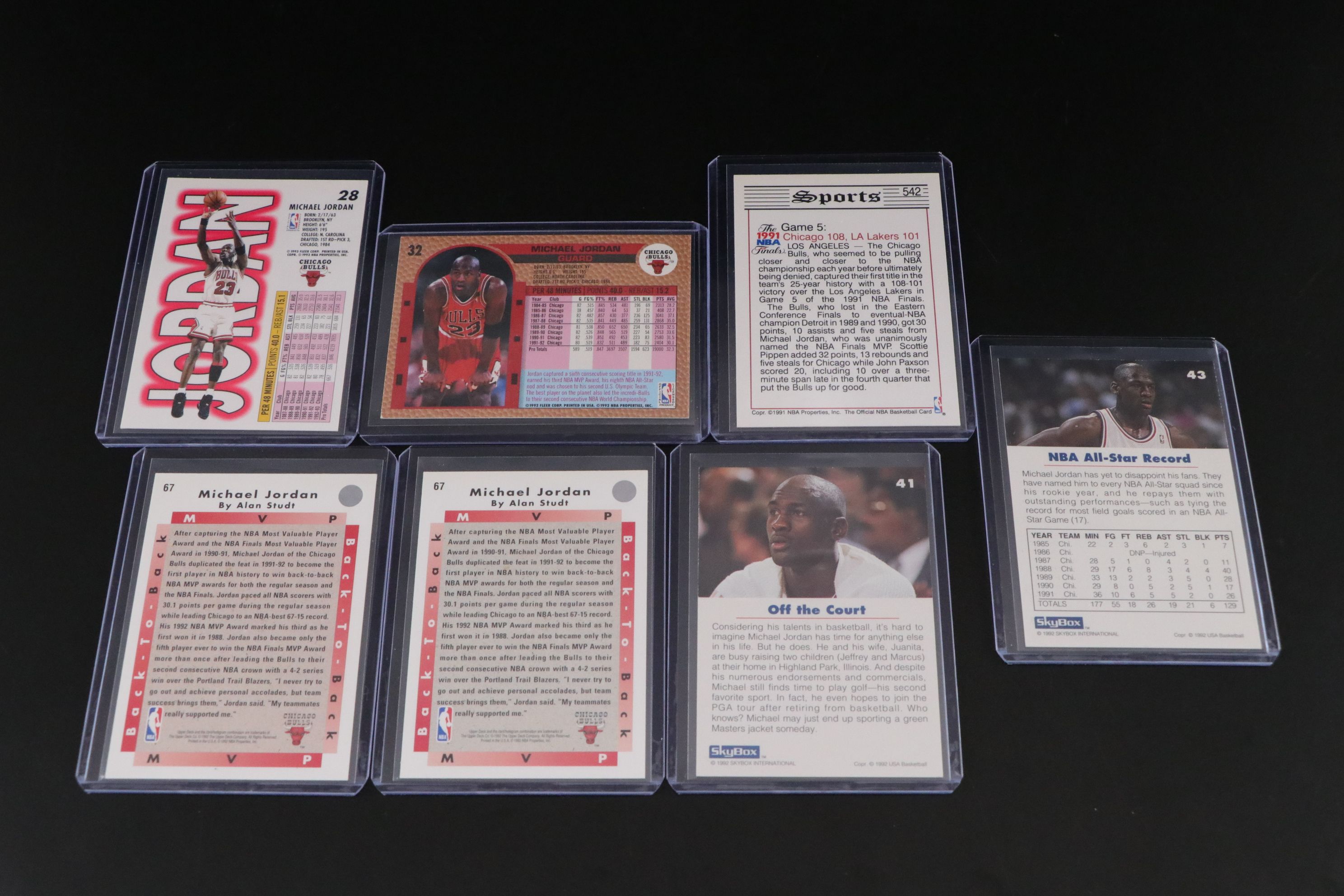 Michael Jordan NBA Trading Card Collection, 1989–2007