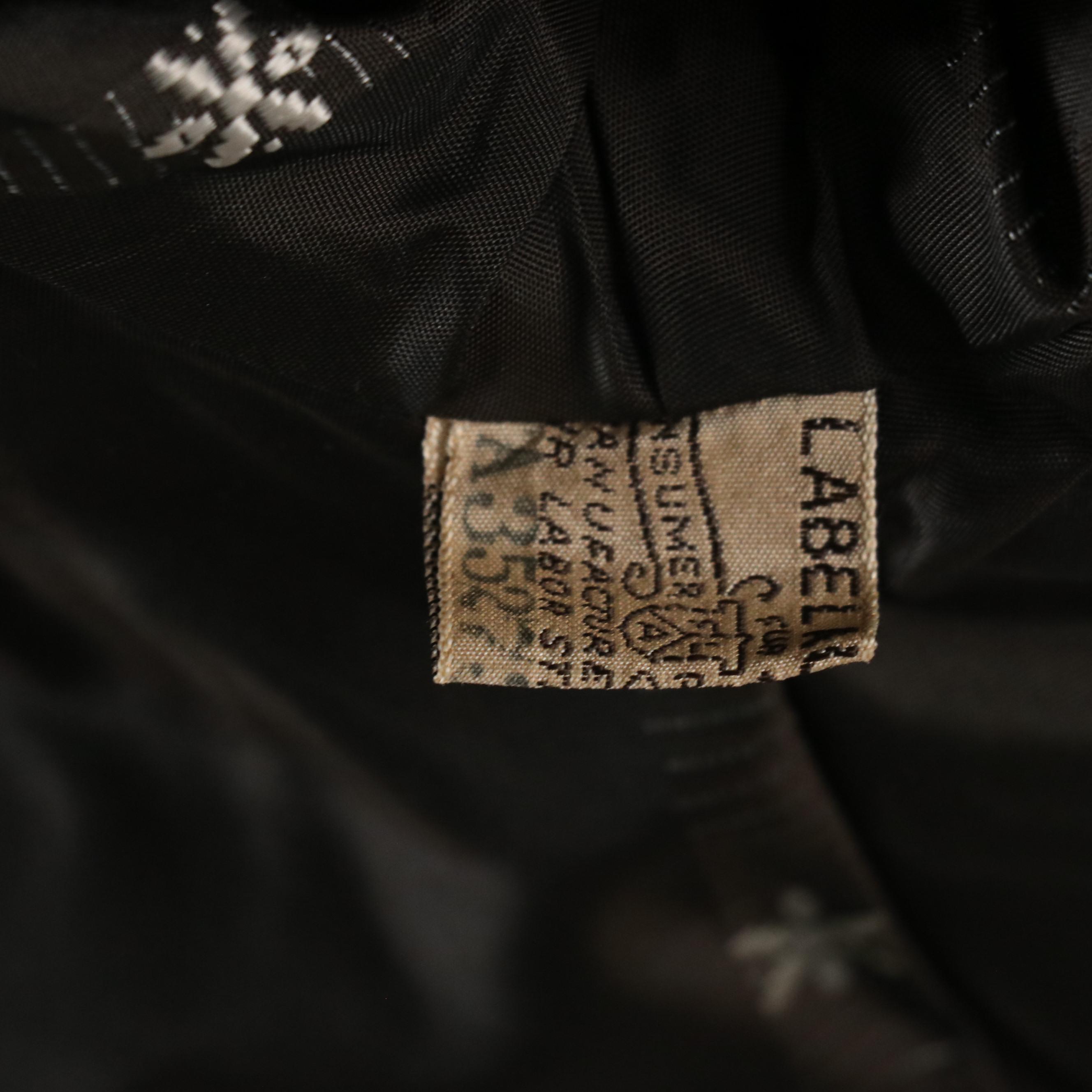 Vintage Mouton Fur Rolled Sleeve Coat, Mid-20th Century