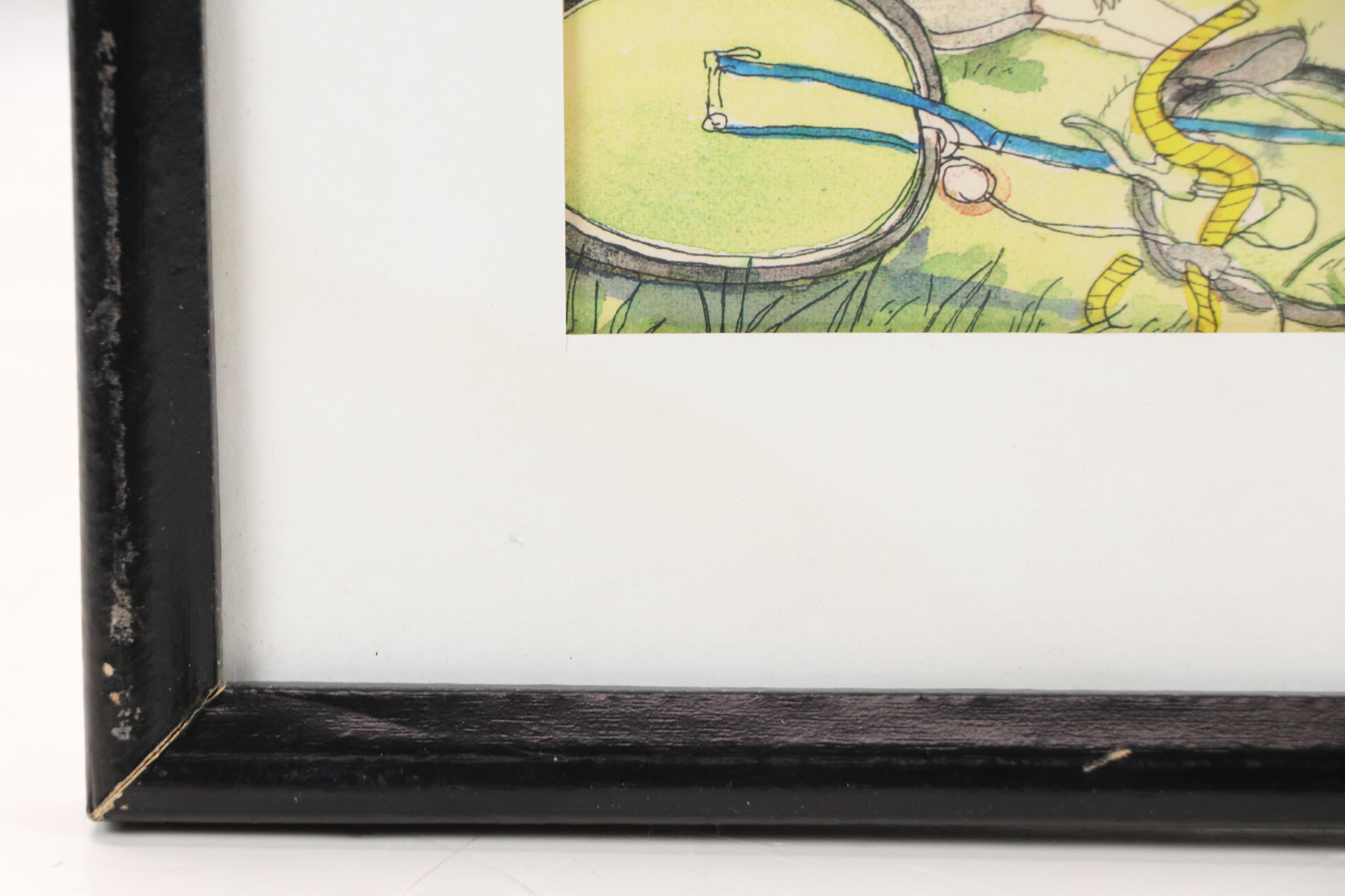 Enid Romanek Crowded Summer Park Landscape Photomechanical Print