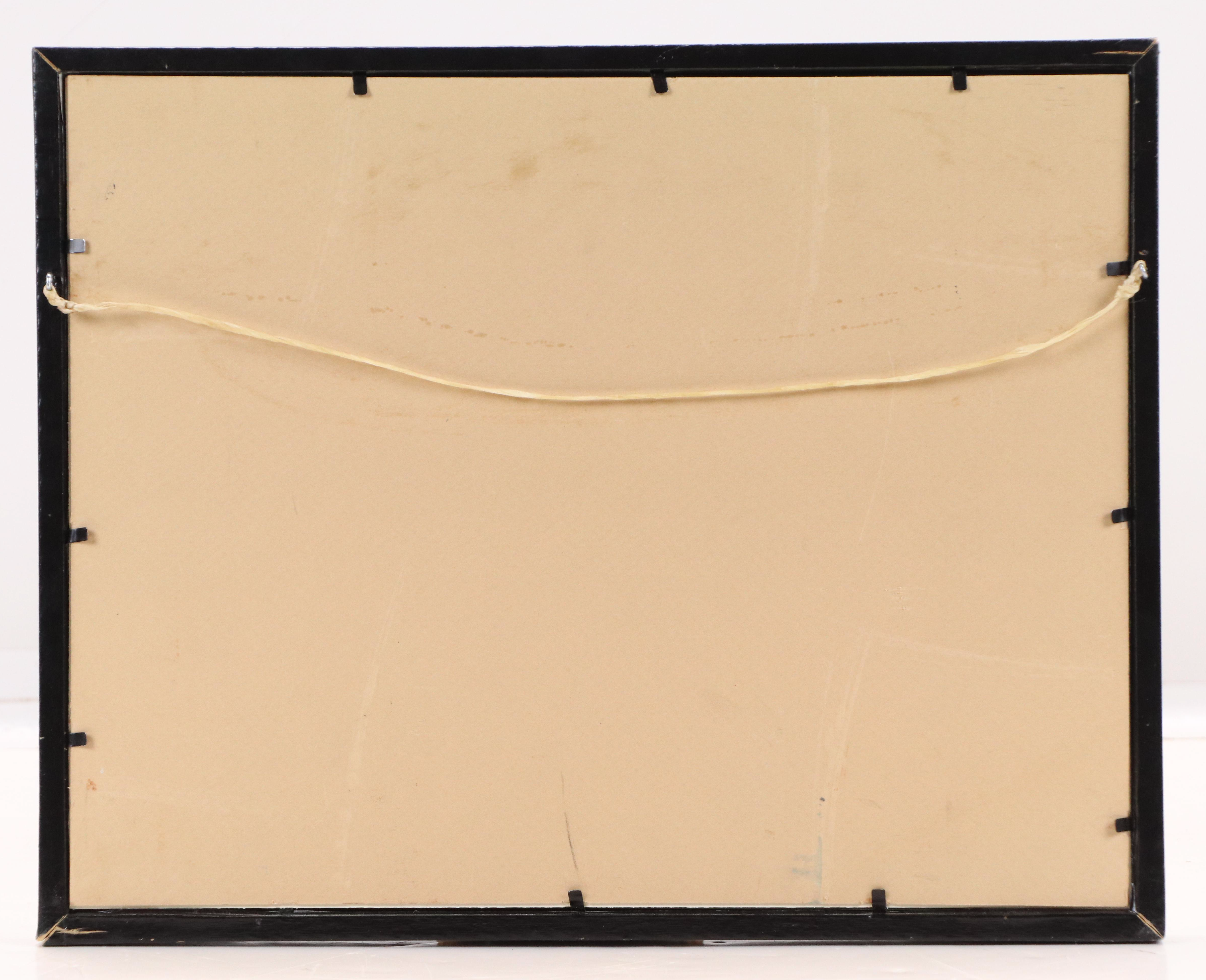 Enid Romanek Crowded Summer Park Landscape Photomechanical Print