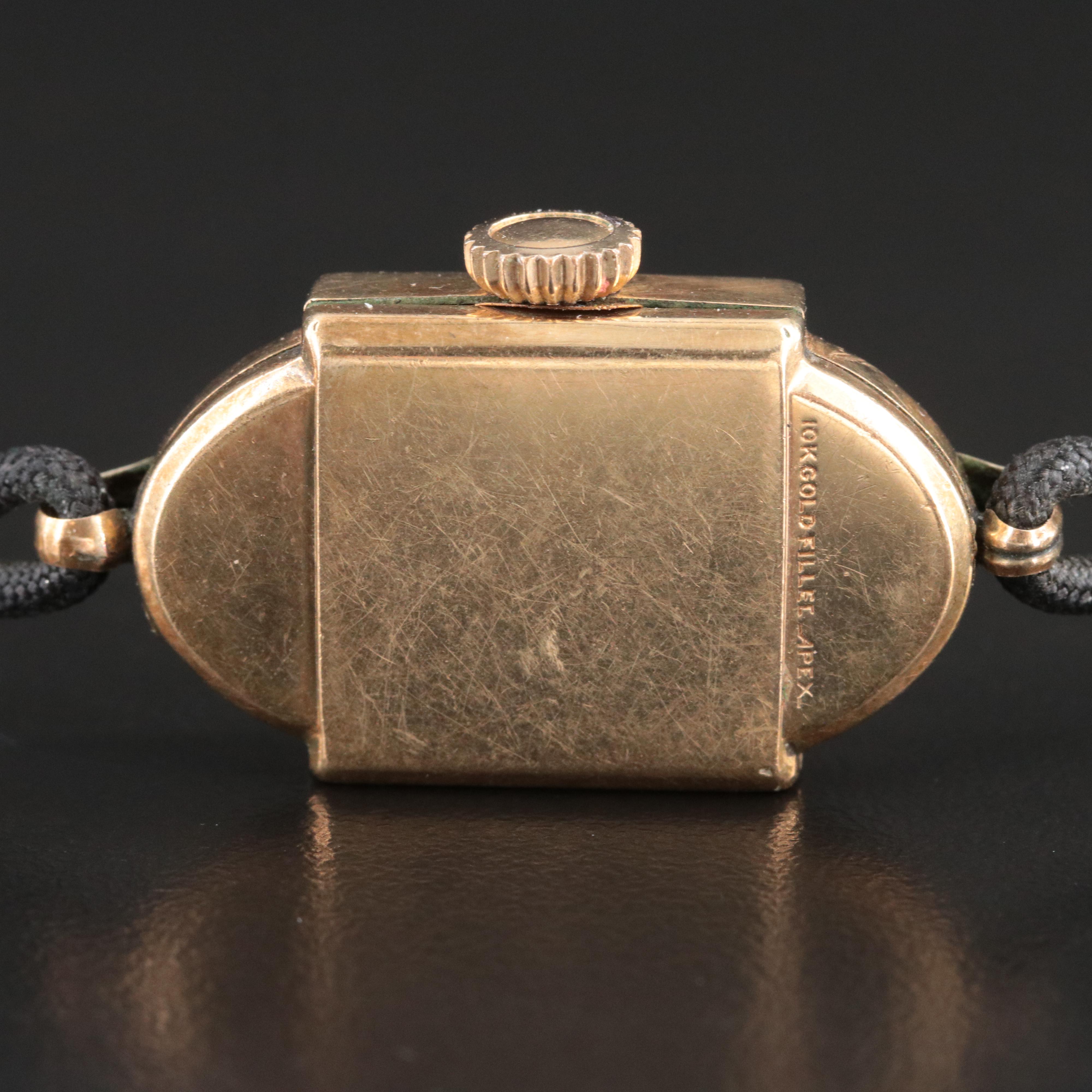 Waltham Vintage Fancy Lug Gold-Filled Watch