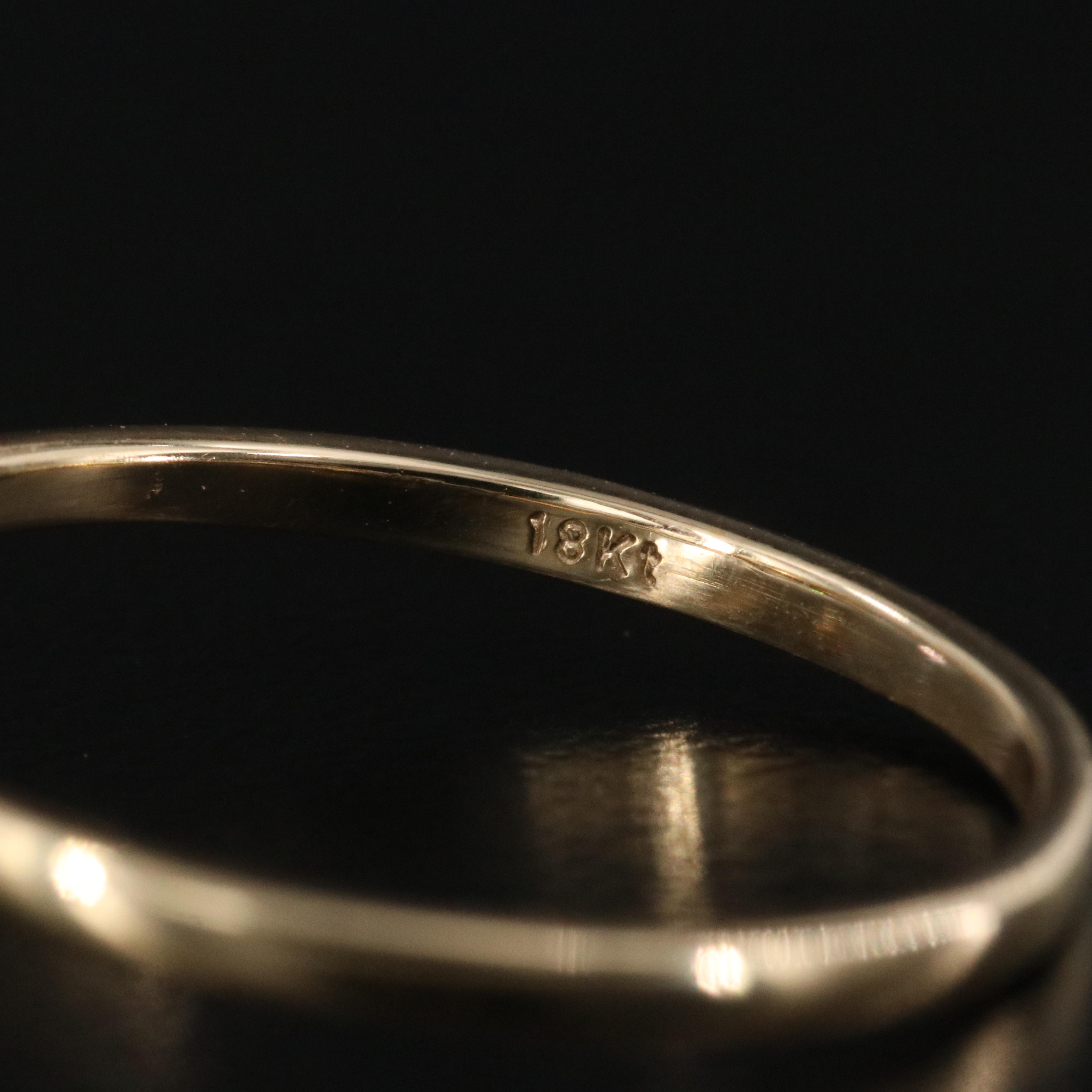 18K 4.01 CT Lab Grown Diamond Solitaire Ring with IGI Report