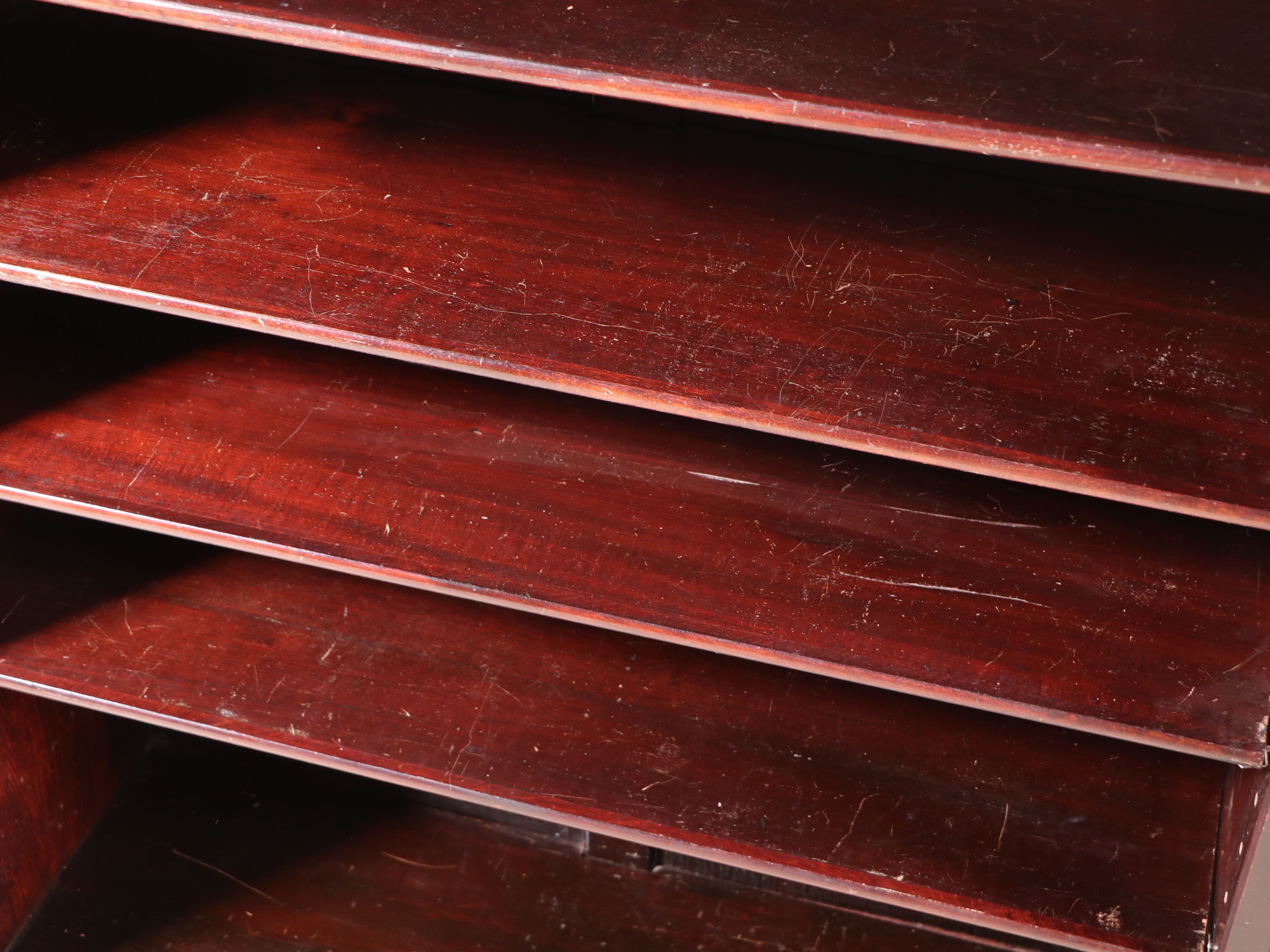 Chippendale Style Mahogany Display Cabinet