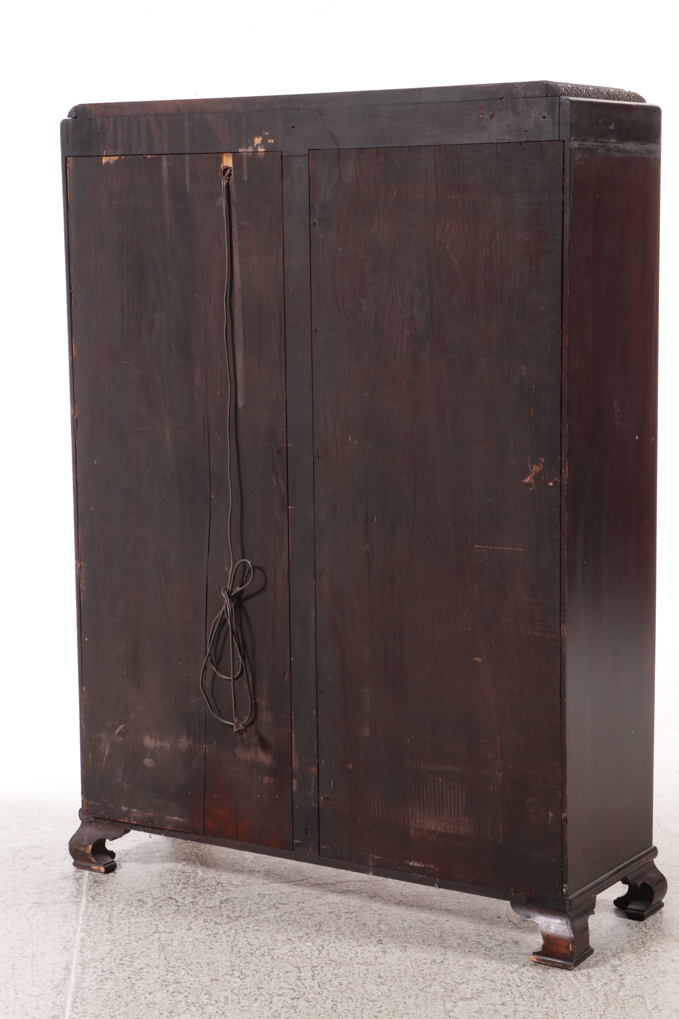 Chippendale Style Mahogany Display Cabinet