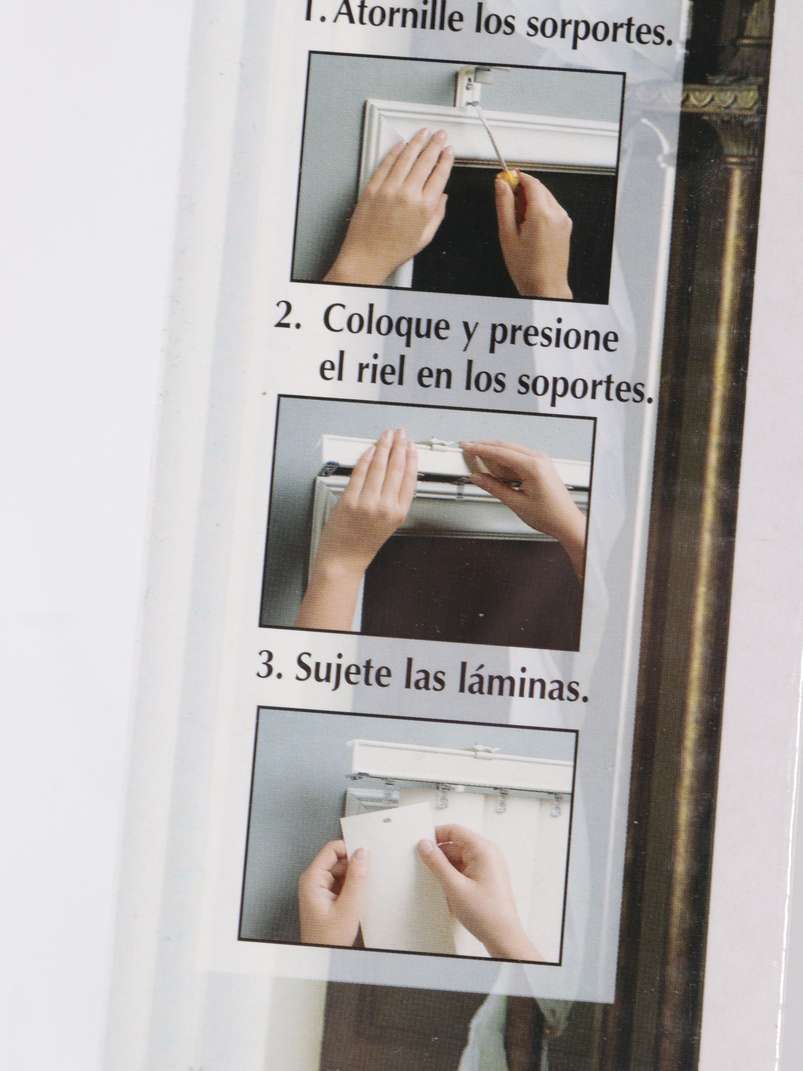 Bali English Channel White Grab-n-Go 84" Vertical Patio Door Blind