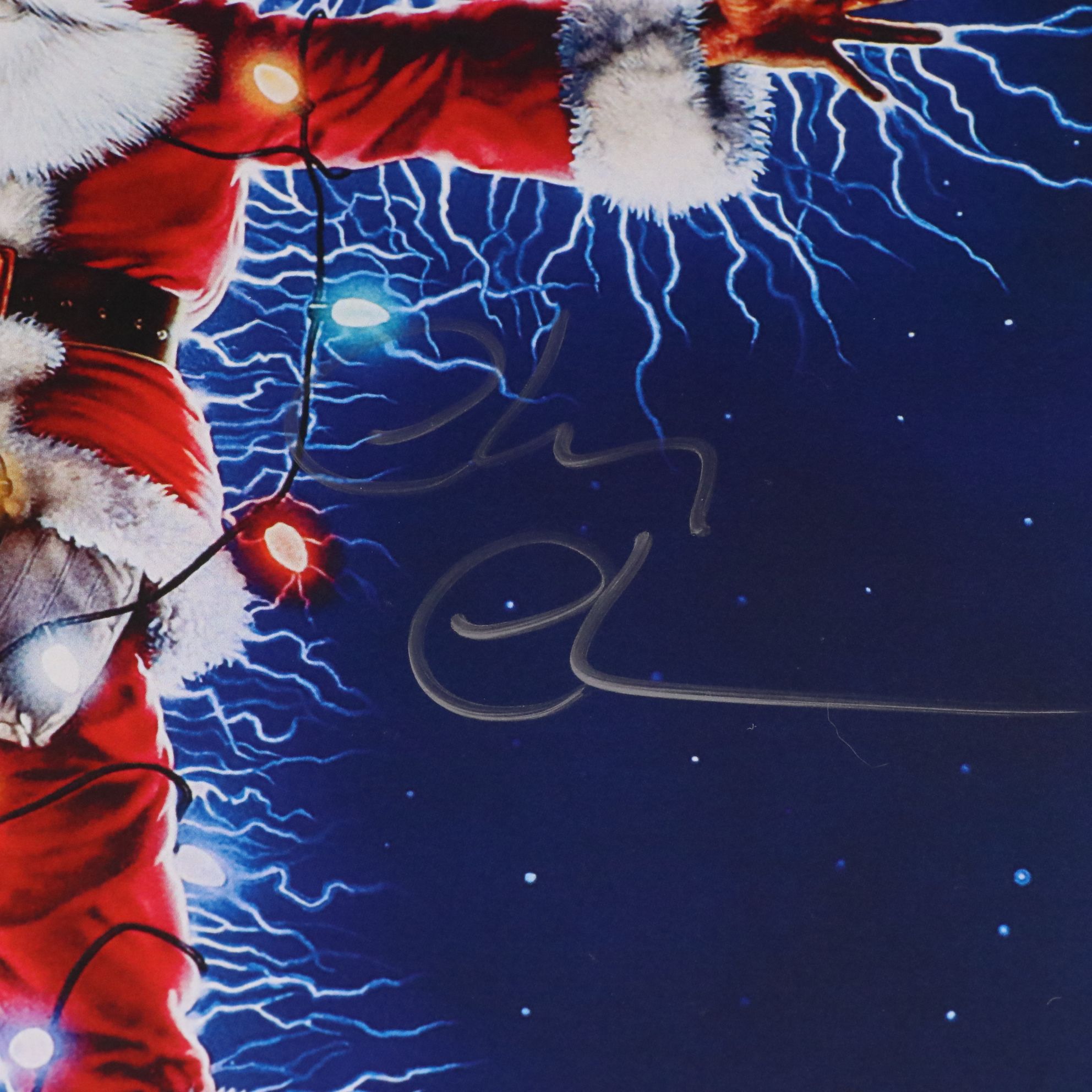 Chevy Chase Signed "National Lampoon's Christmas Vacation" Print, Beckett