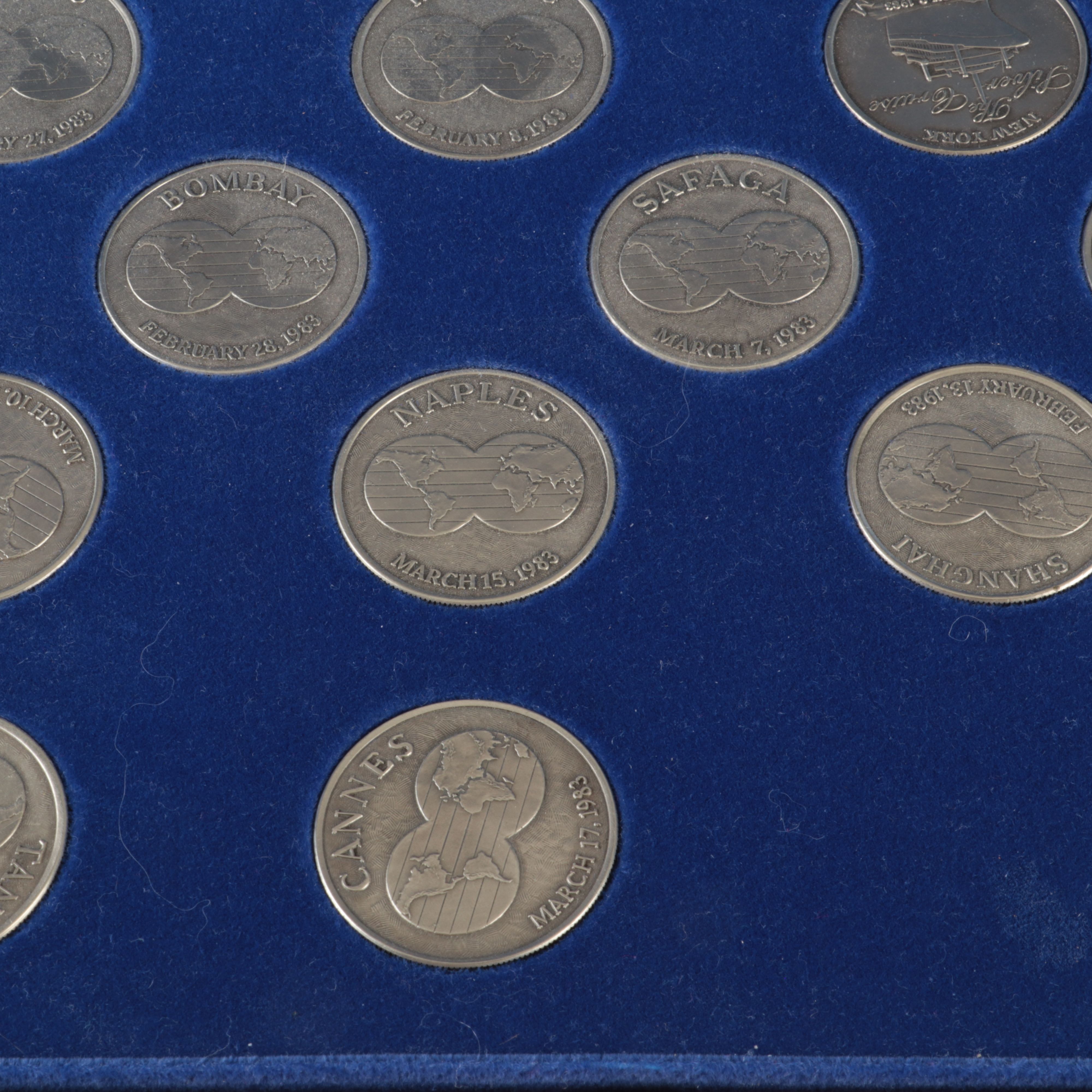 Holland America's Silver Jubilee World Cruise, 1983, 26-Medal Set