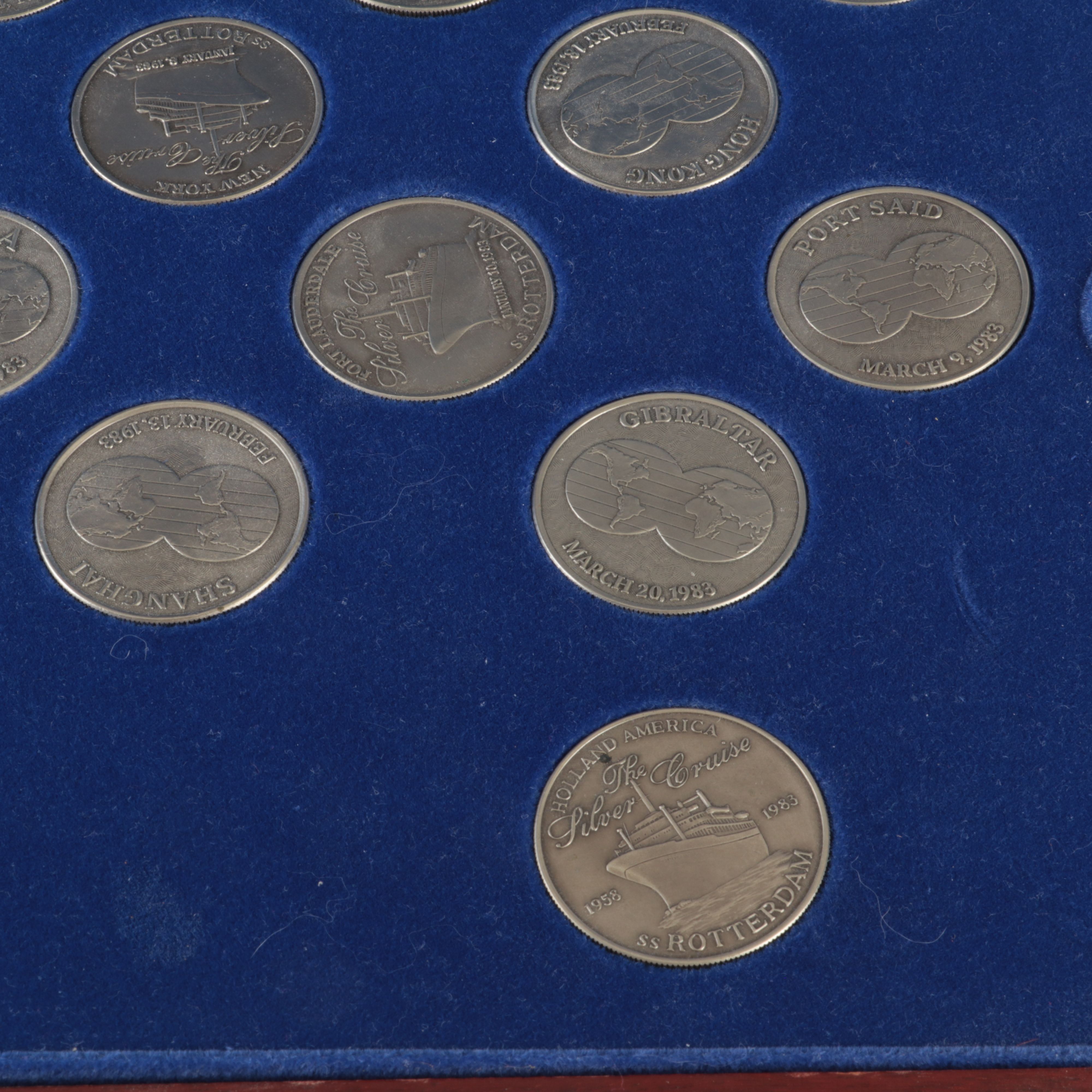 Holland America's Silver Jubilee World Cruise, 1983, 26-Medal Set