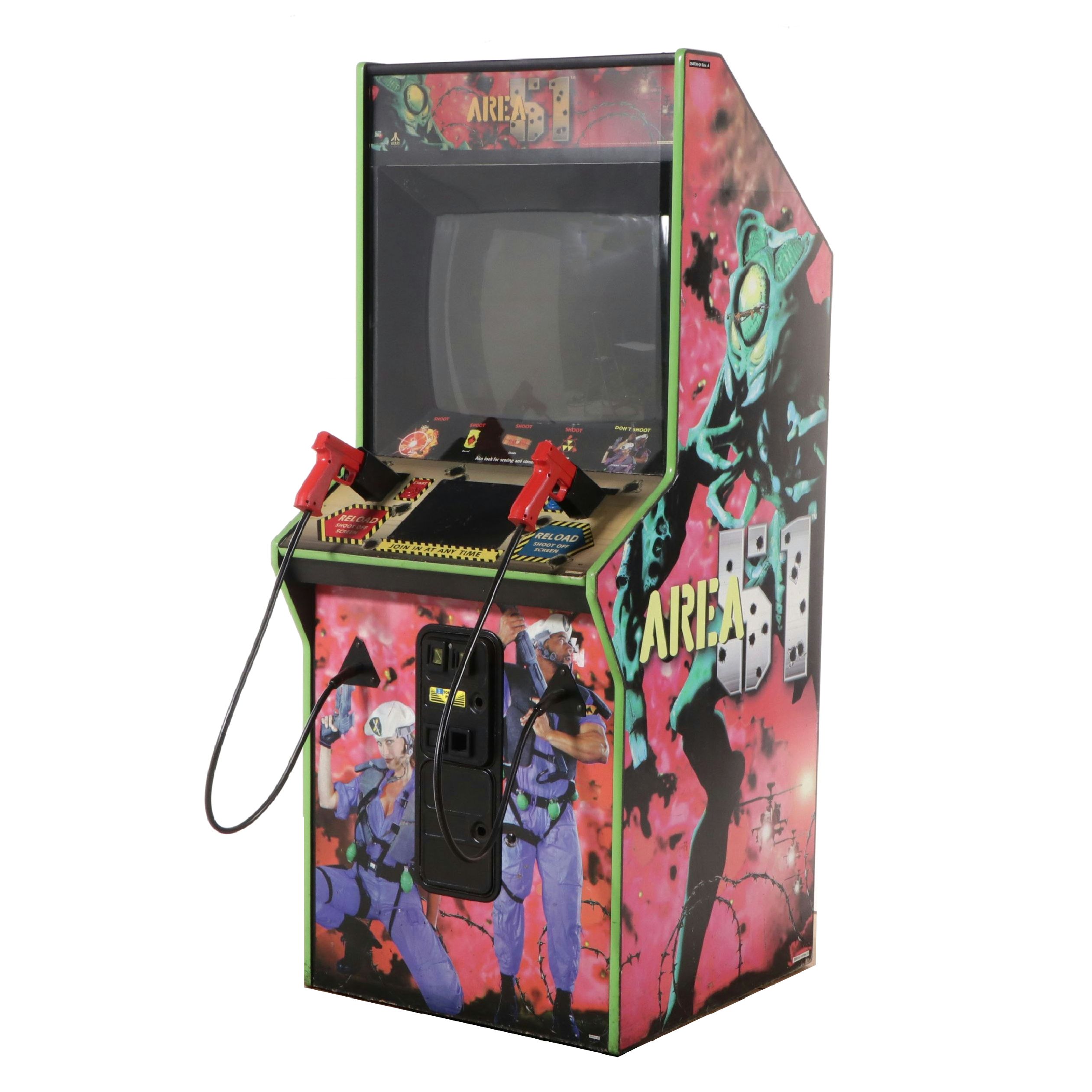 Atari "Area 51" Video Arcade Console Game