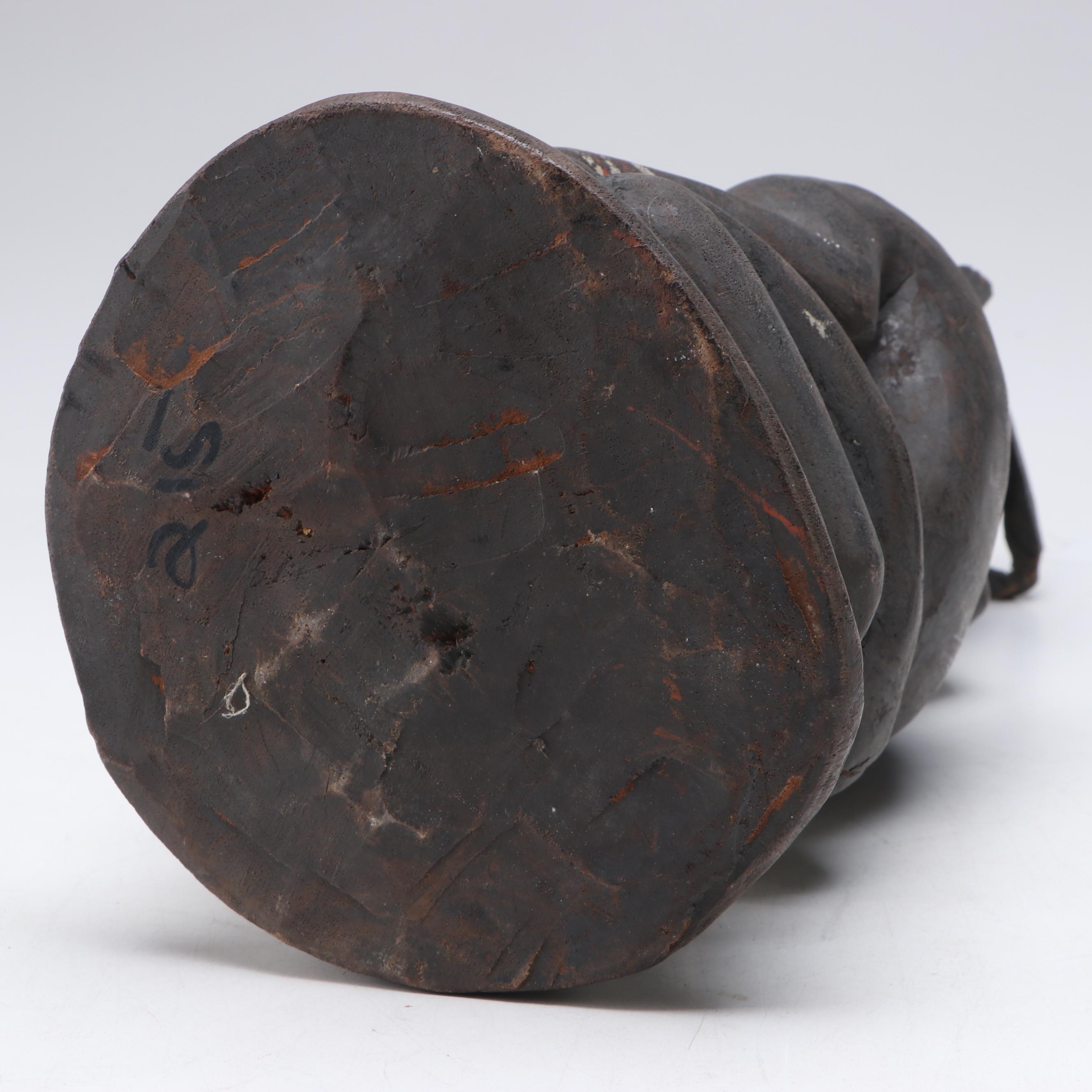 Papuan Sepik River Ancestral Spirit Totem and Ashanti Akuaba Fertility Doll