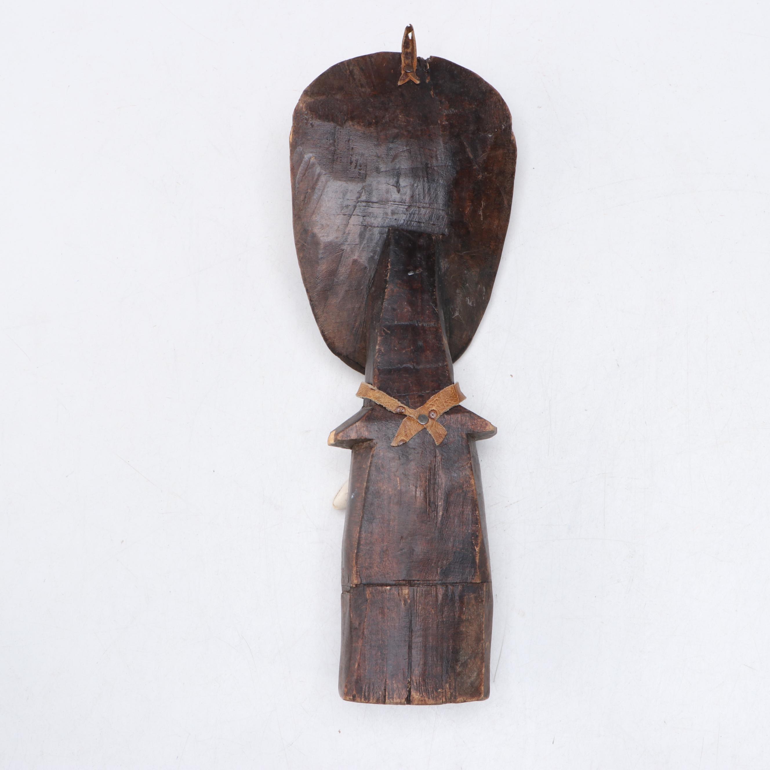 Papuan Sepik River Ancestral Spirit Totem and Ashanti Akuaba Fertility Doll