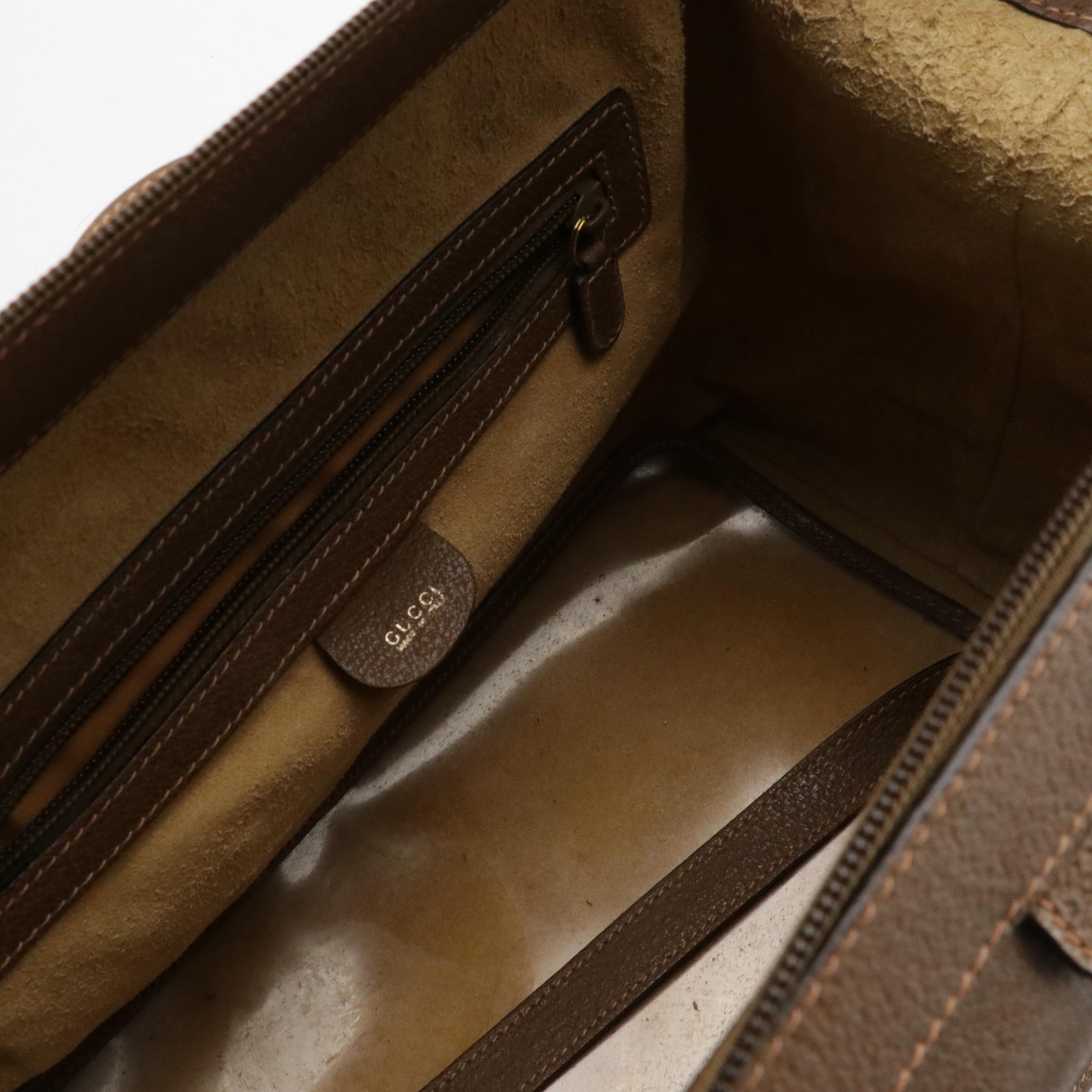 Gucci Doctor Bag Style Vanity Case in Cinghiale Leather