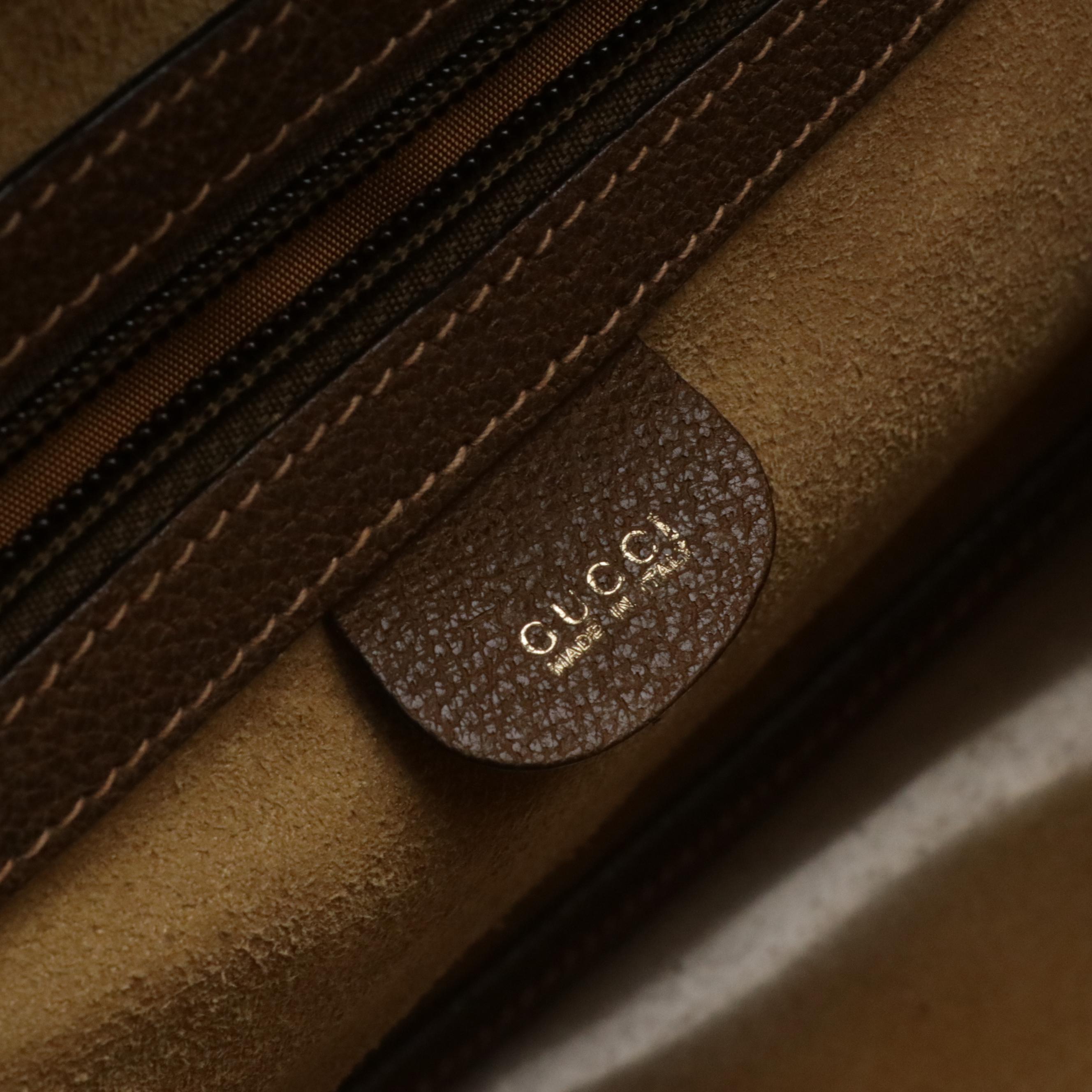 Gucci Doctor Bag Style Vanity Case in Cinghiale Leather