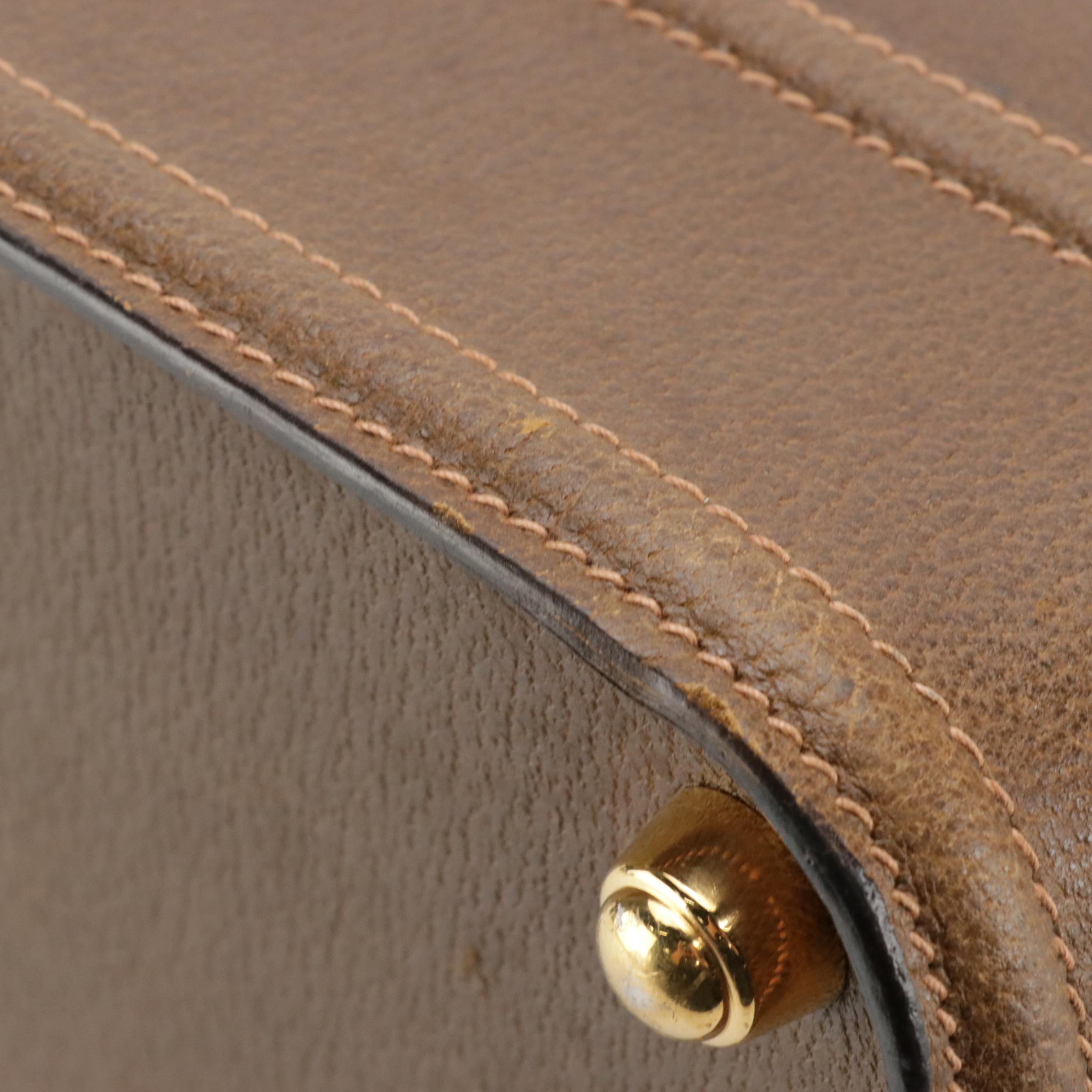 Gucci Doctor Bag Style Vanity Case in Cinghiale Leather