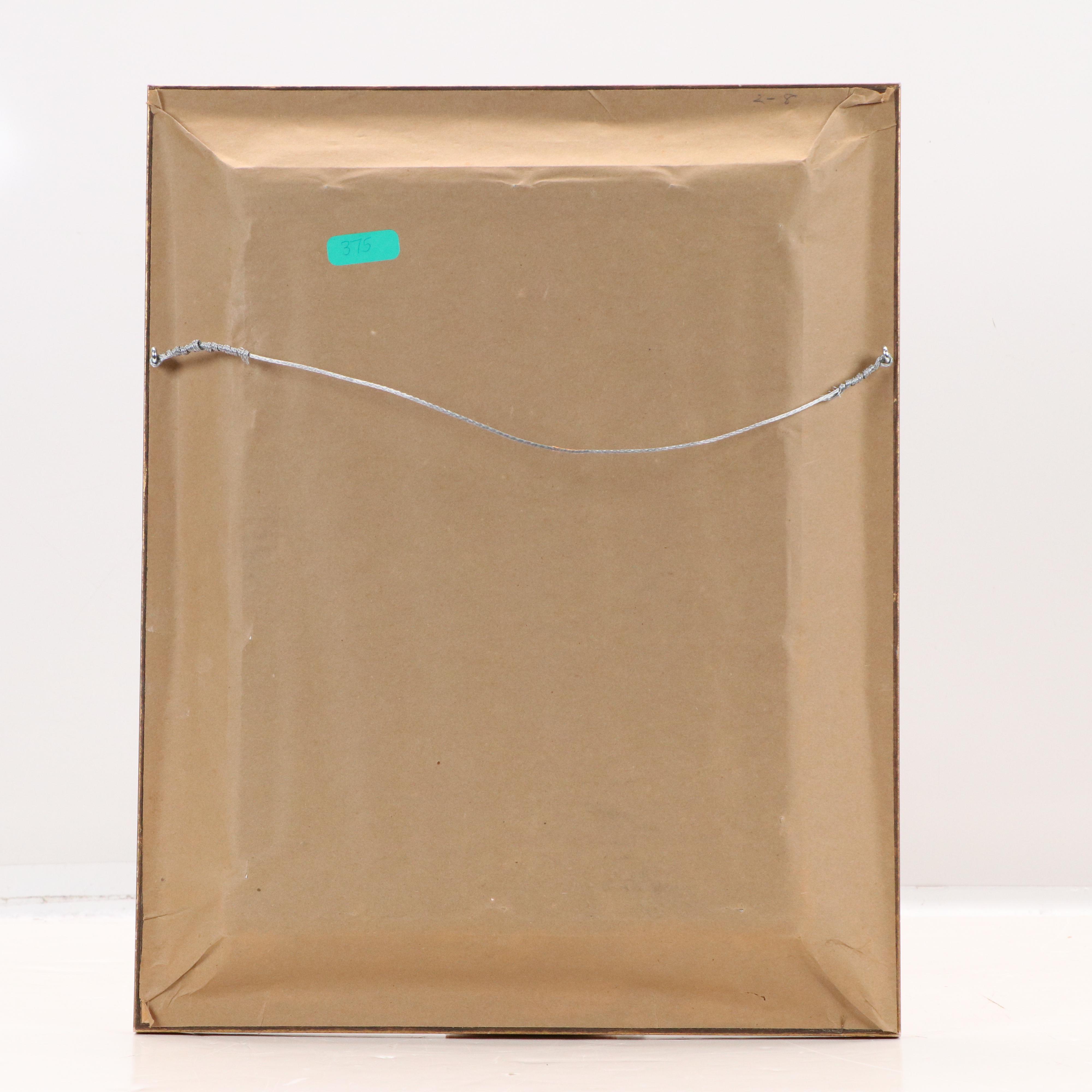 Judson Wilson Oil Painting of Young Girl with Ball