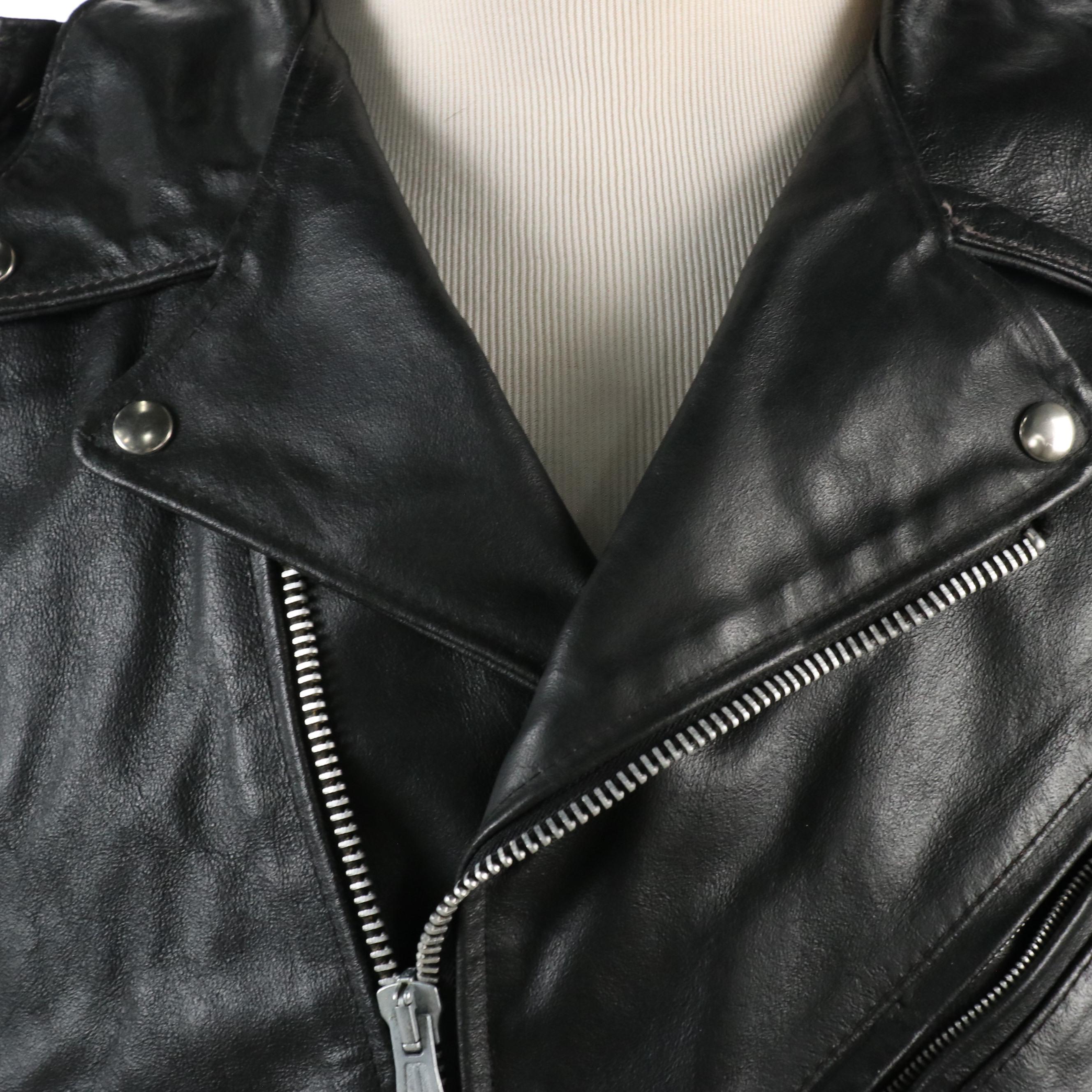 Men's Excelled Vintage Leather Motorcycle Jacket