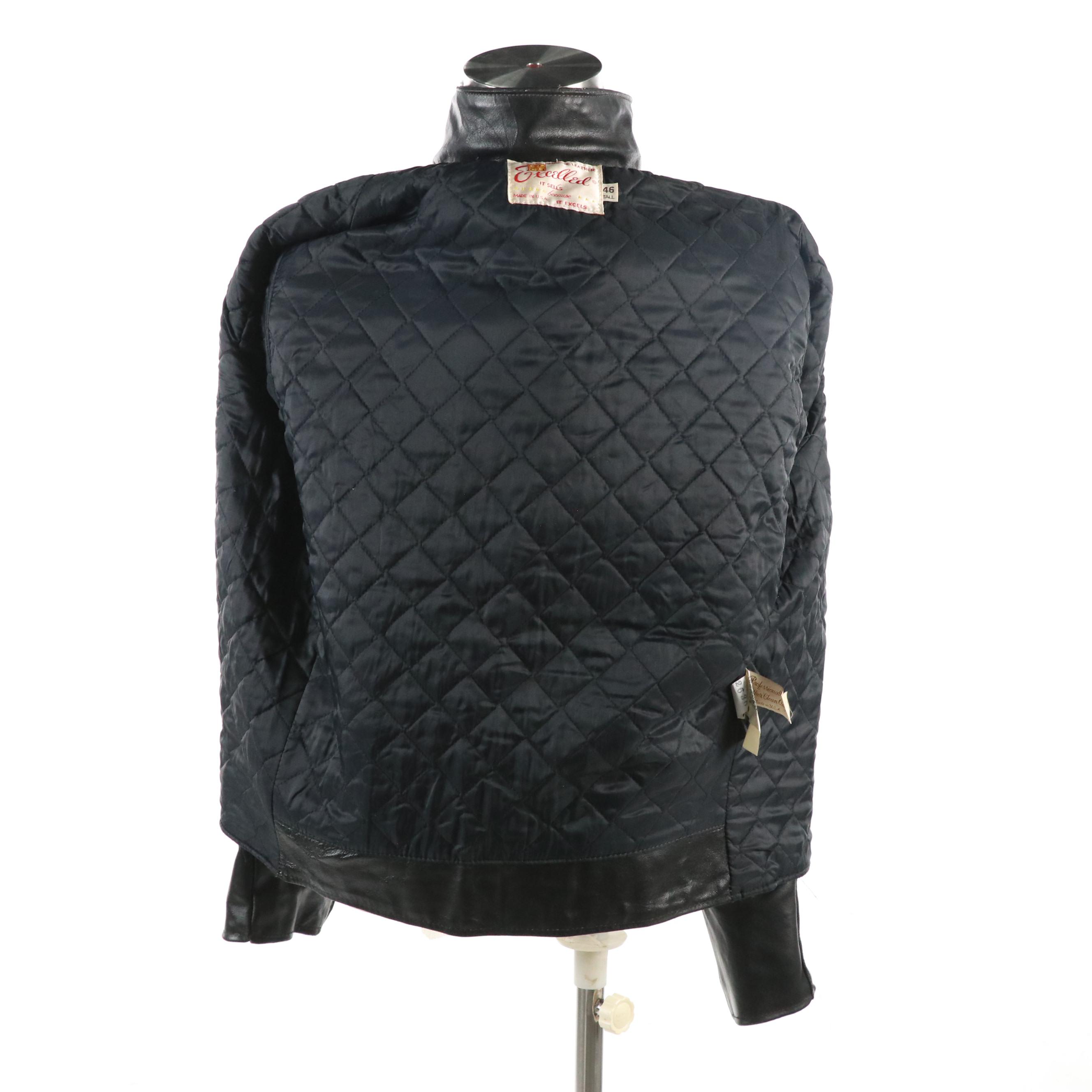 Men's Excelled Vintage Leather Motorcycle Jacket