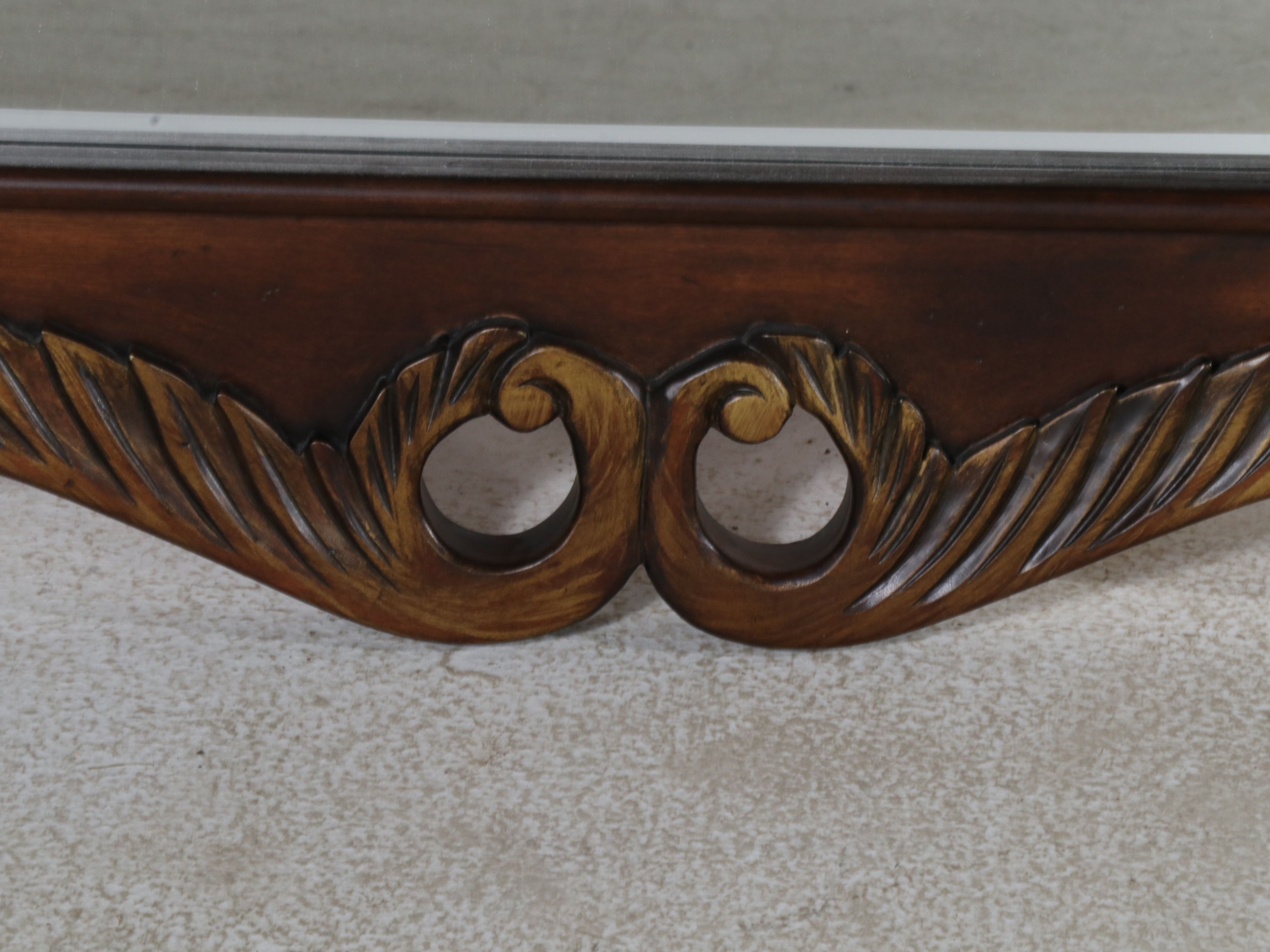 Baroque Style Chest of Drawers with Wall Mirror