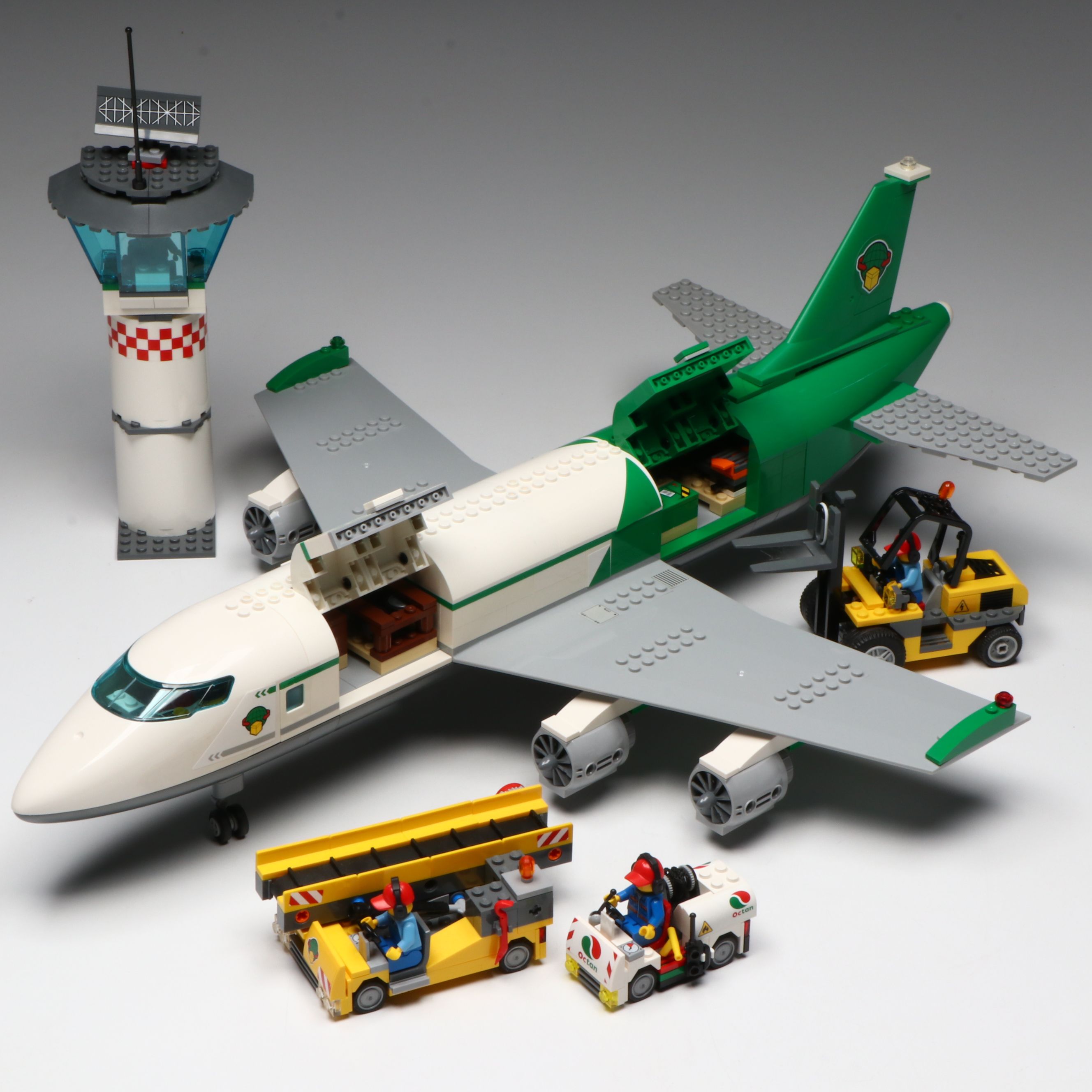 Lego City Cargo Terminal Airplane with Vehicles and More Airport Accessories