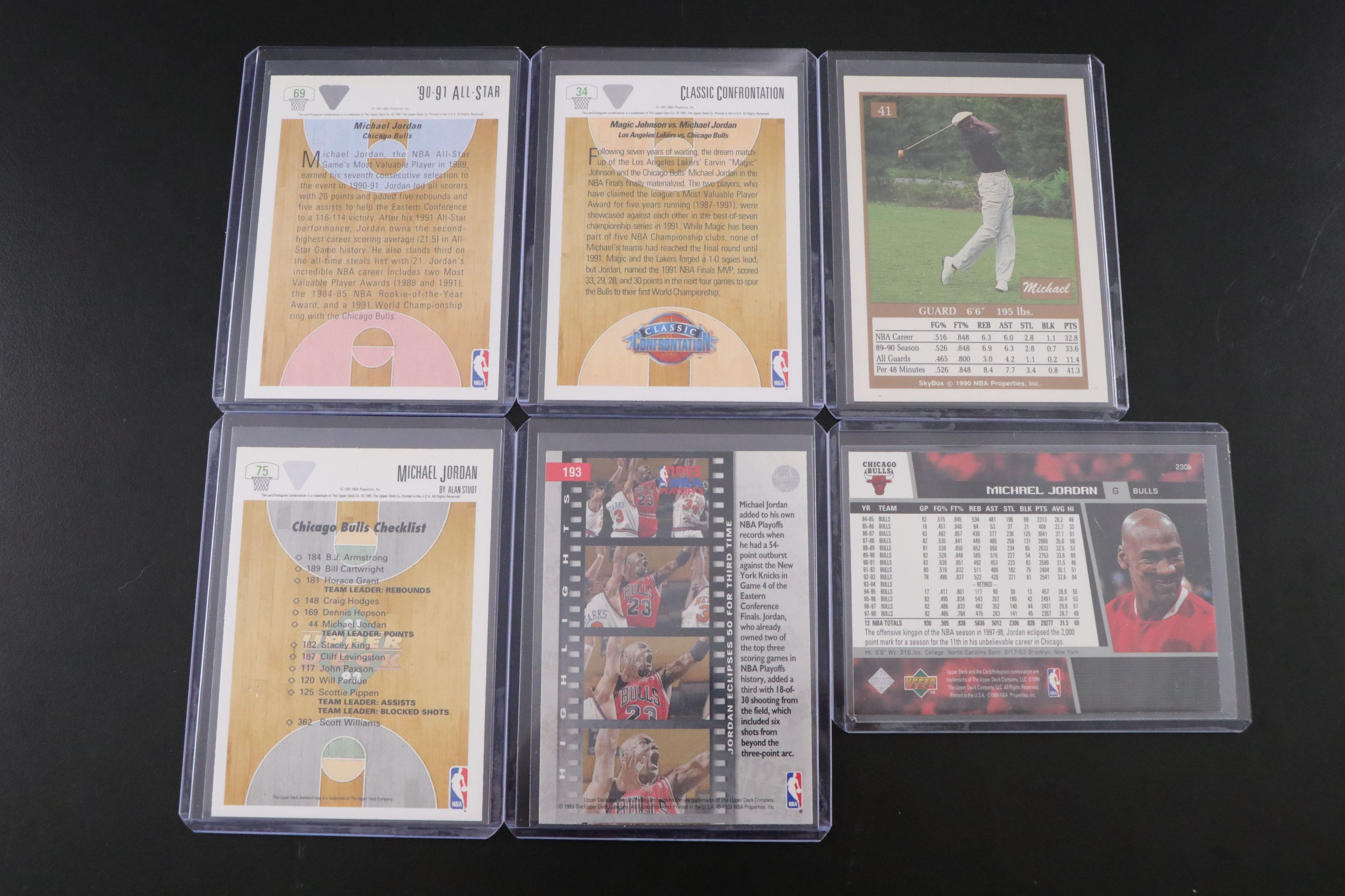 Michael Jordan NBA and MLB Trading Card Collection, 1989–2007