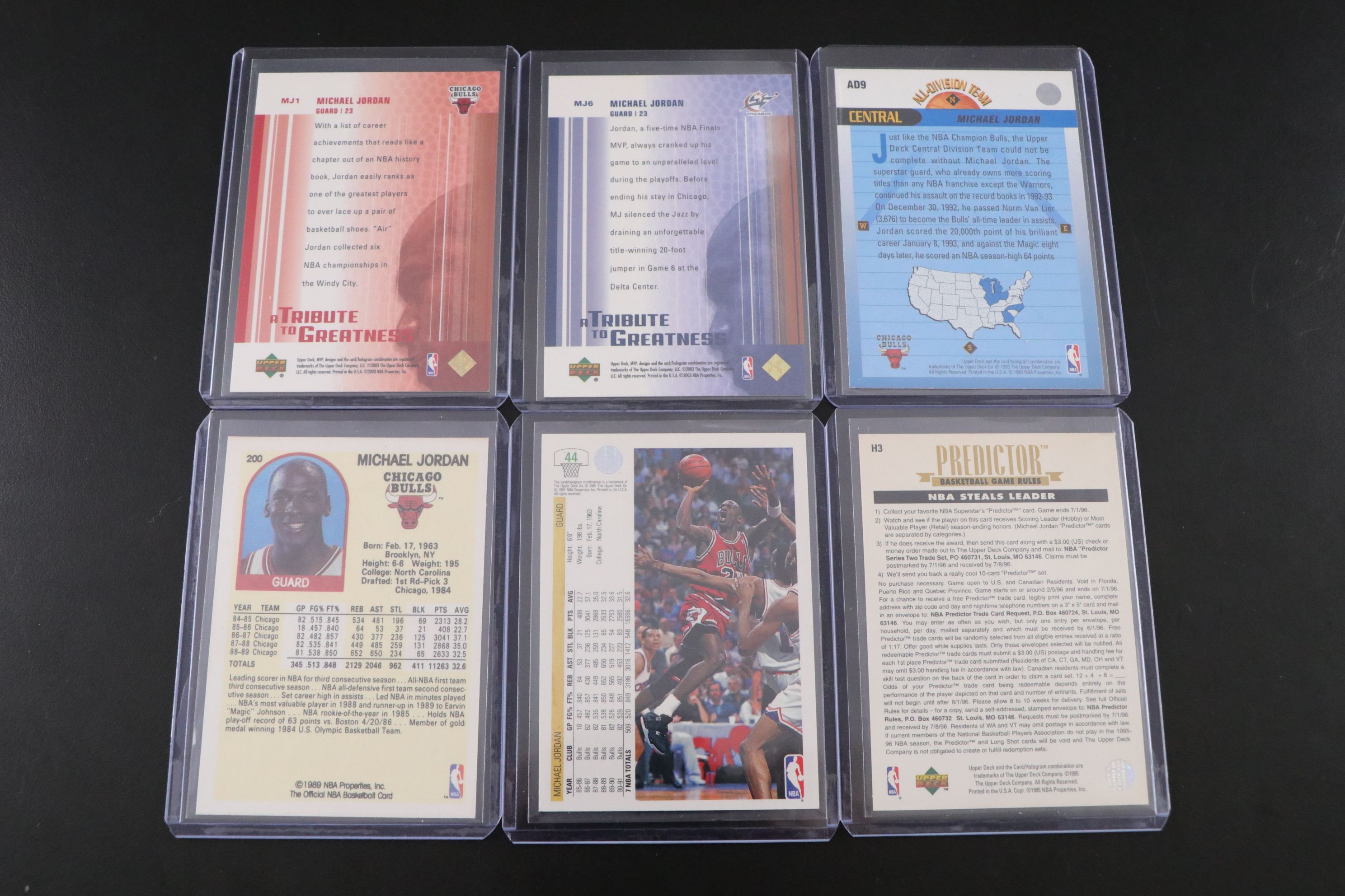Michael Jordan NBA and MLB Trading Card Collection, 1989–2007