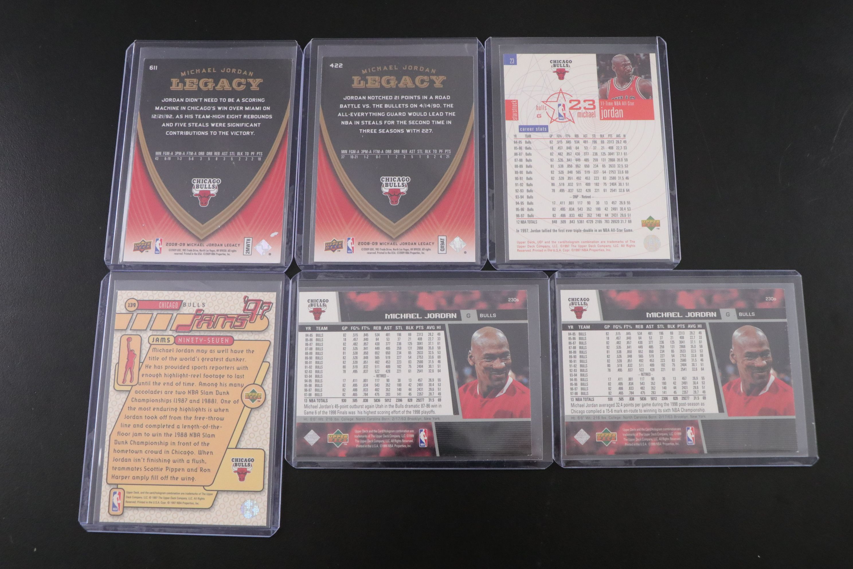 Michael Jordan NBA and MLB Trading Card Collection, 1989–2007