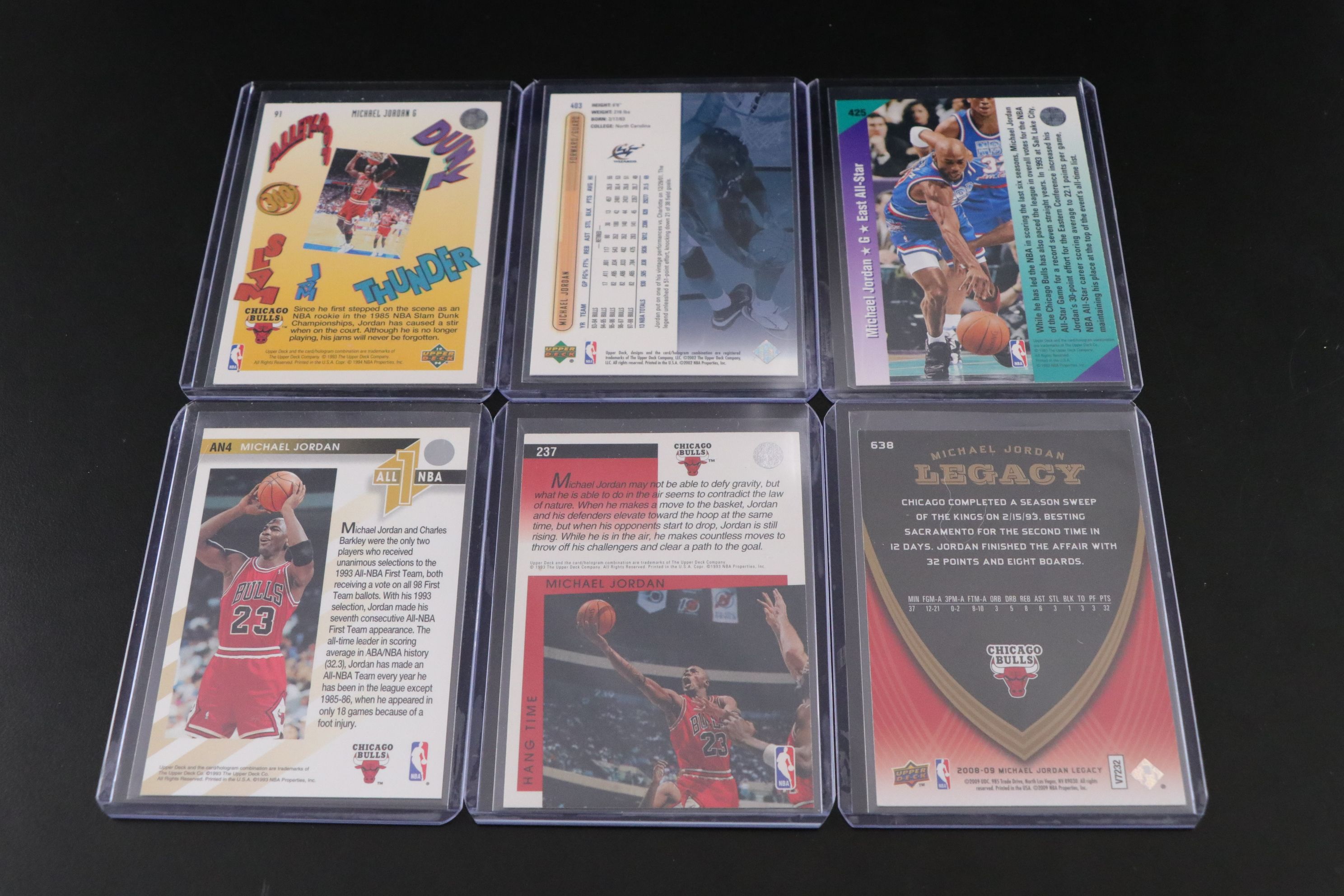Michael Jordan NBA and MLB Trading Card Collection, 1989–2007