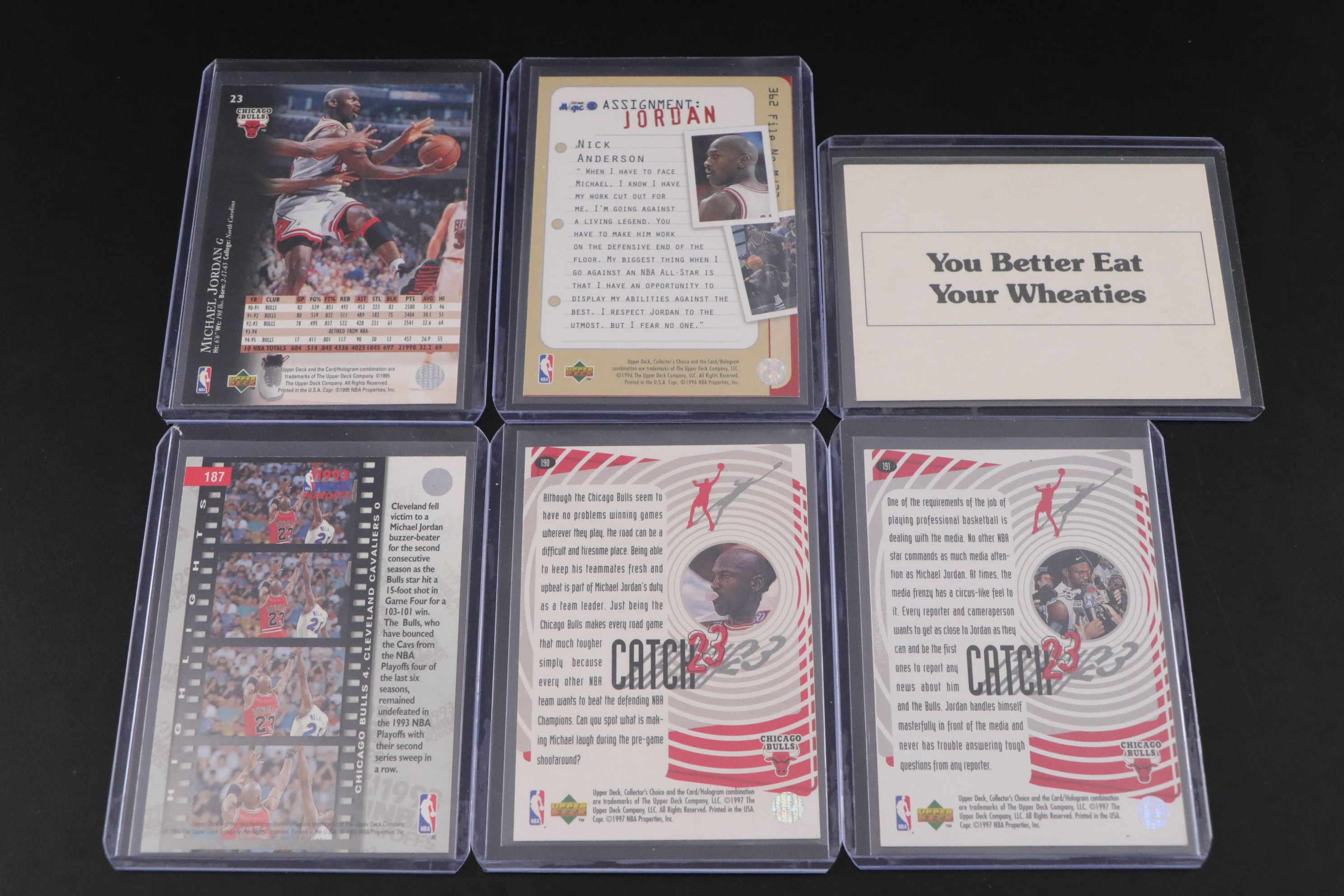 Michael Jordan NBA and MLB Trading Card Collection, 1989–2007