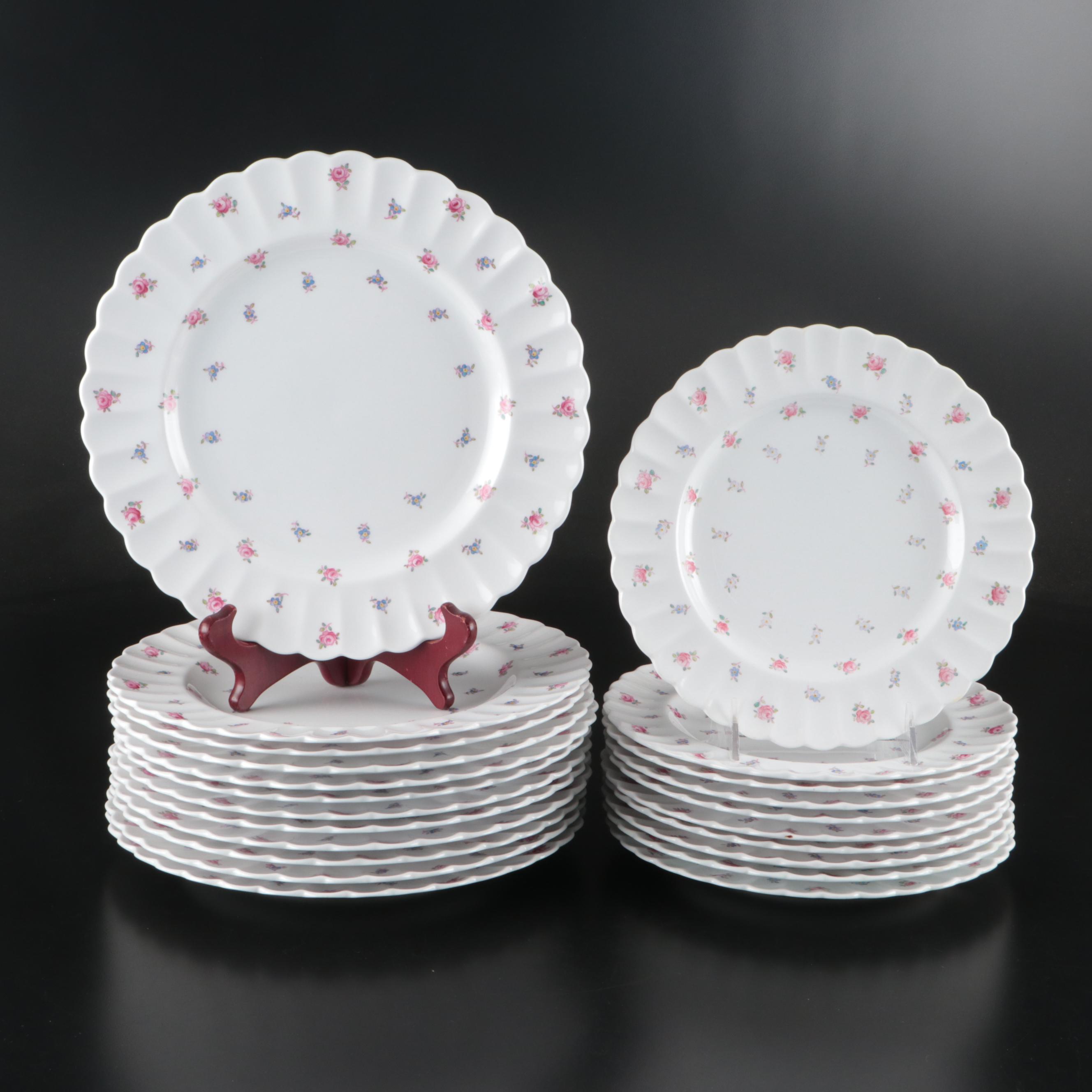 Spode "Dimity" Fluted Porcelain Dinnerware, 1955-1971