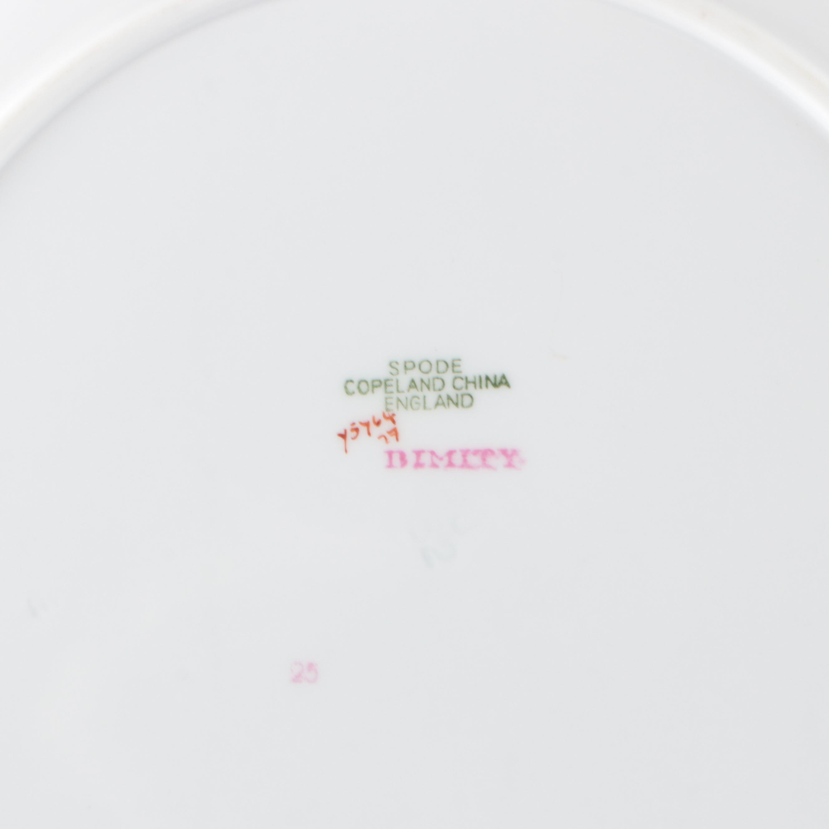 Spode "Dimity" Fluted Porcelain Dinnerware, 1955-1971