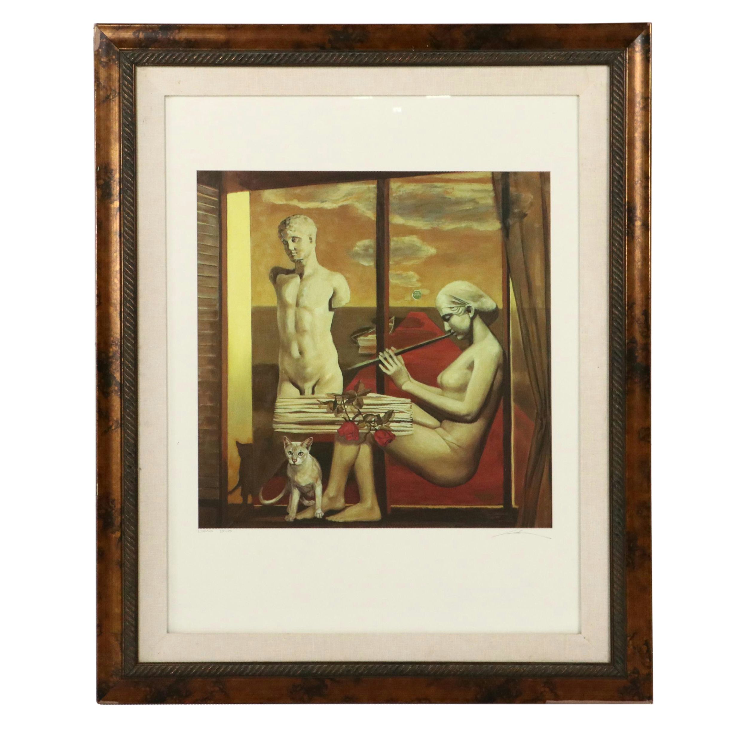 Zheng Li Figural Surrealist Digital Print "Dream Song"