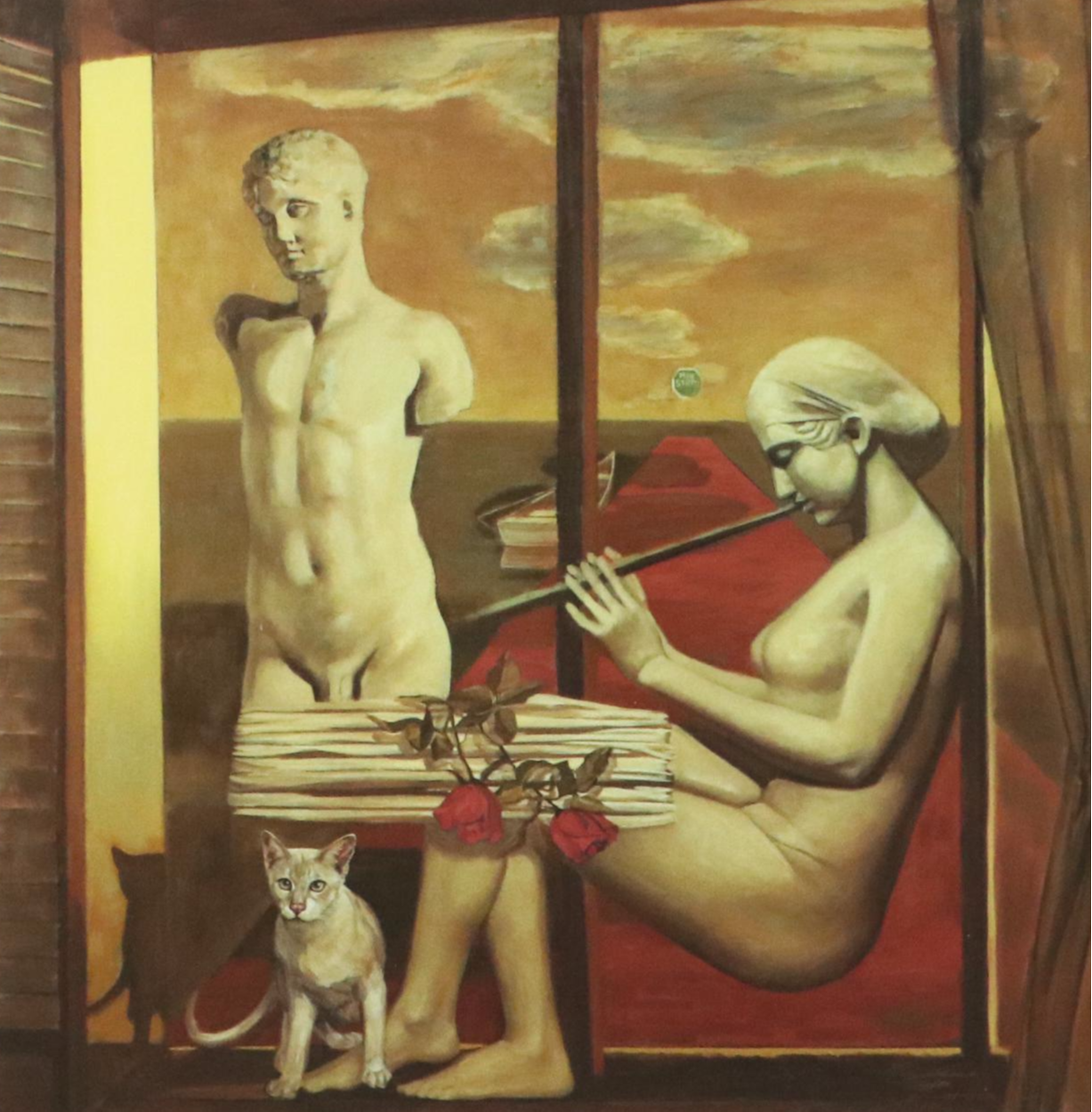 Zheng Li Figural Surrealist Digital Print "Dream Song"