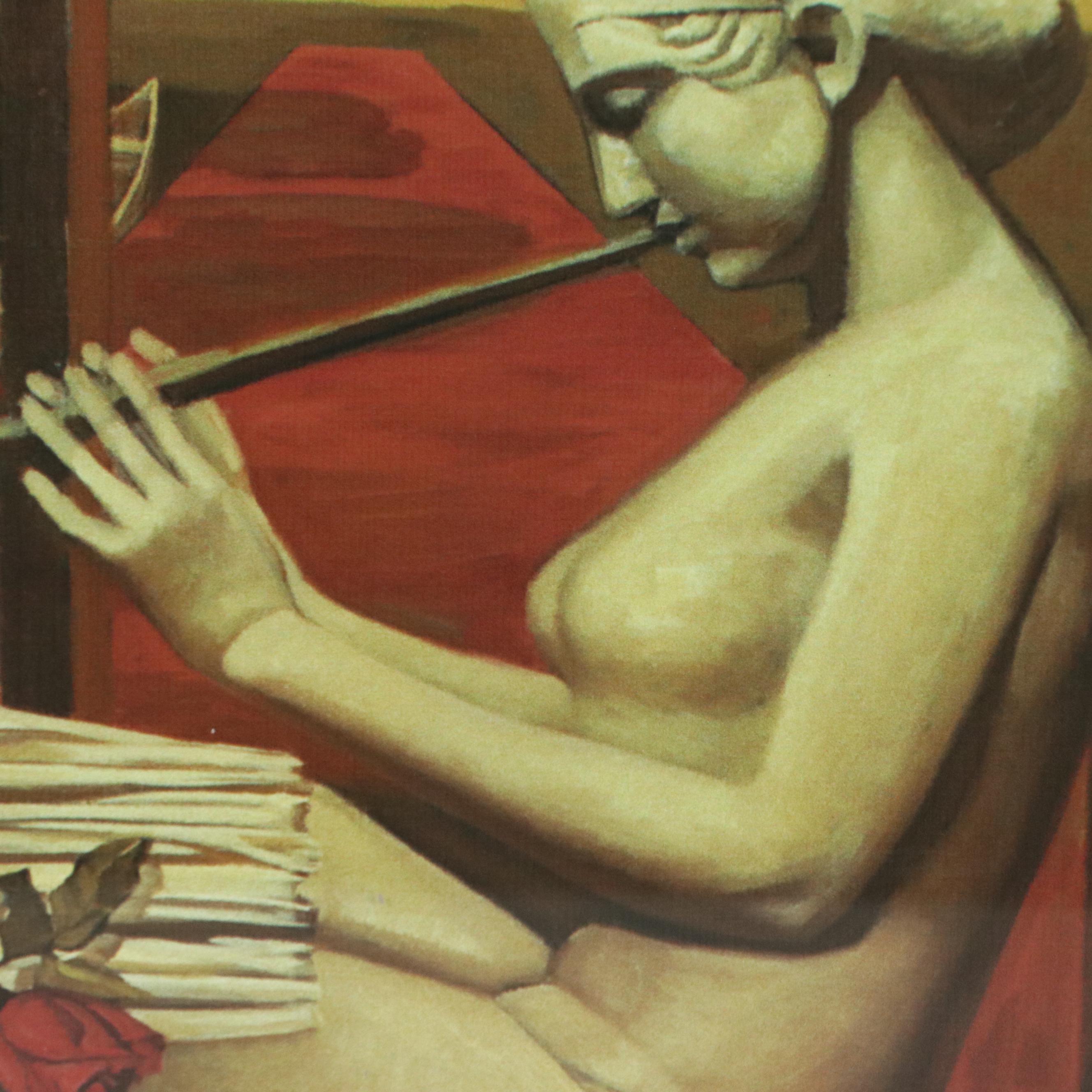 Zheng Li Figural Surrealist Digital Print "Dream Song"