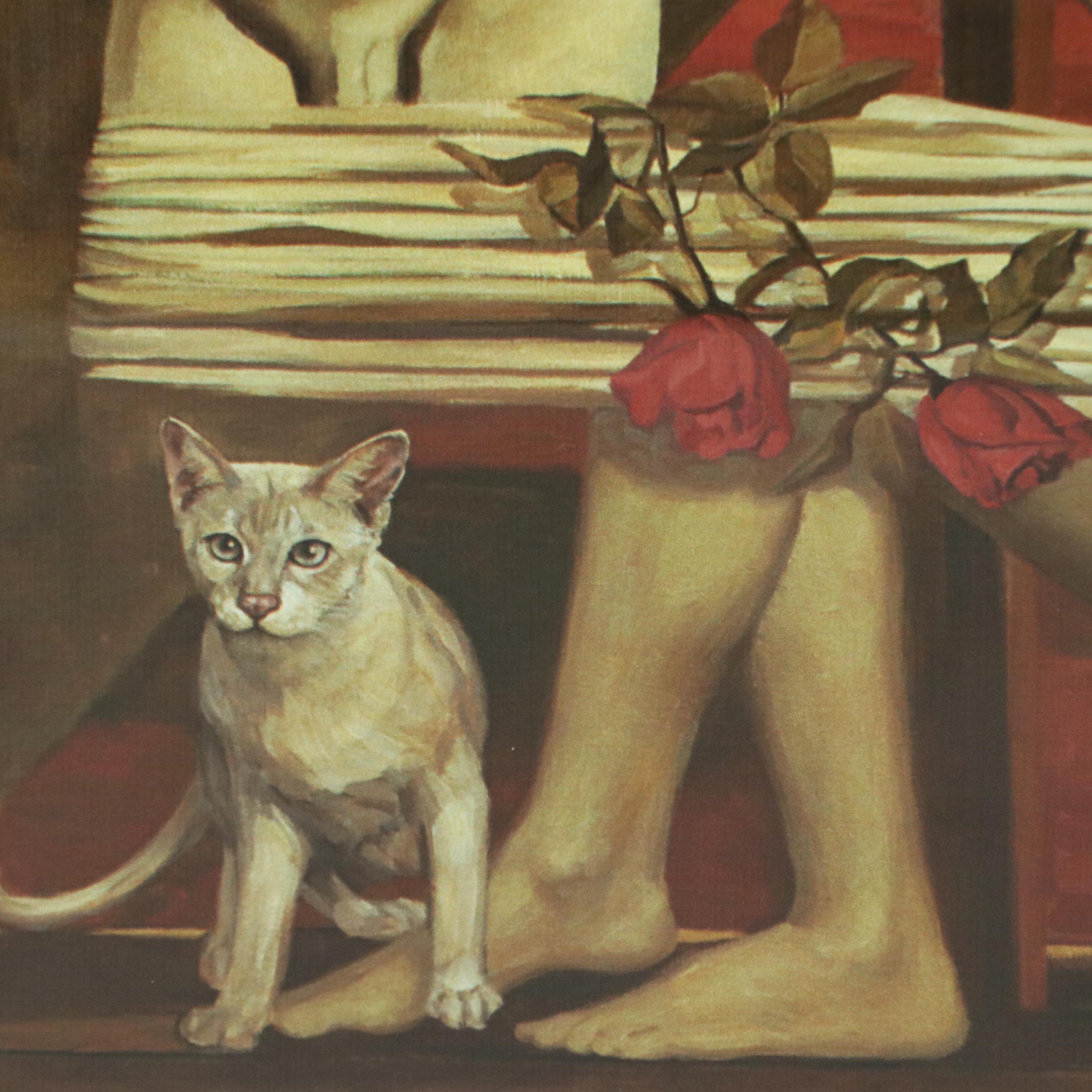 Zheng Li Figural Surrealist Digital Print "Dream Song"