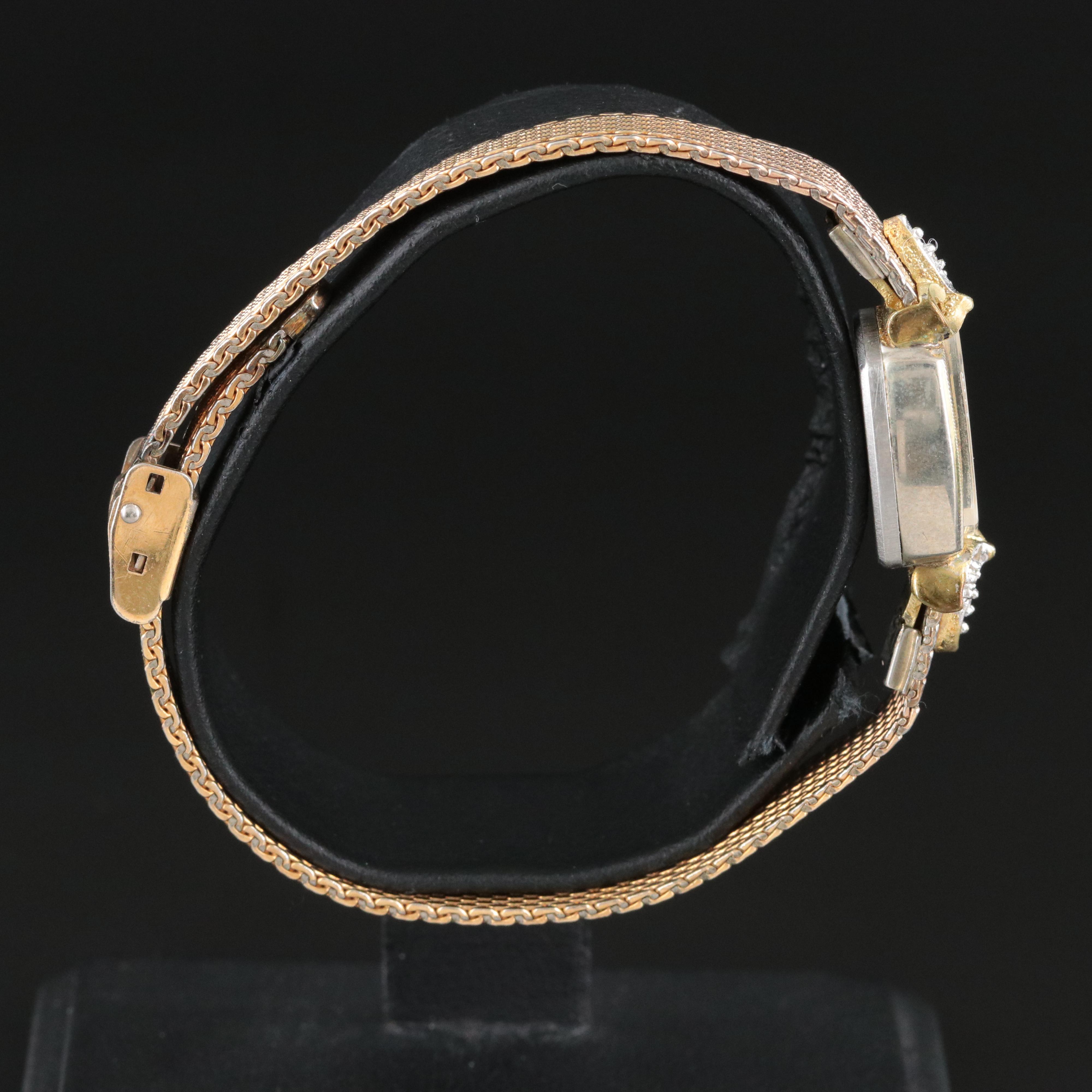 Longines Vintage Swiss Diamond Accented Watch 52355749