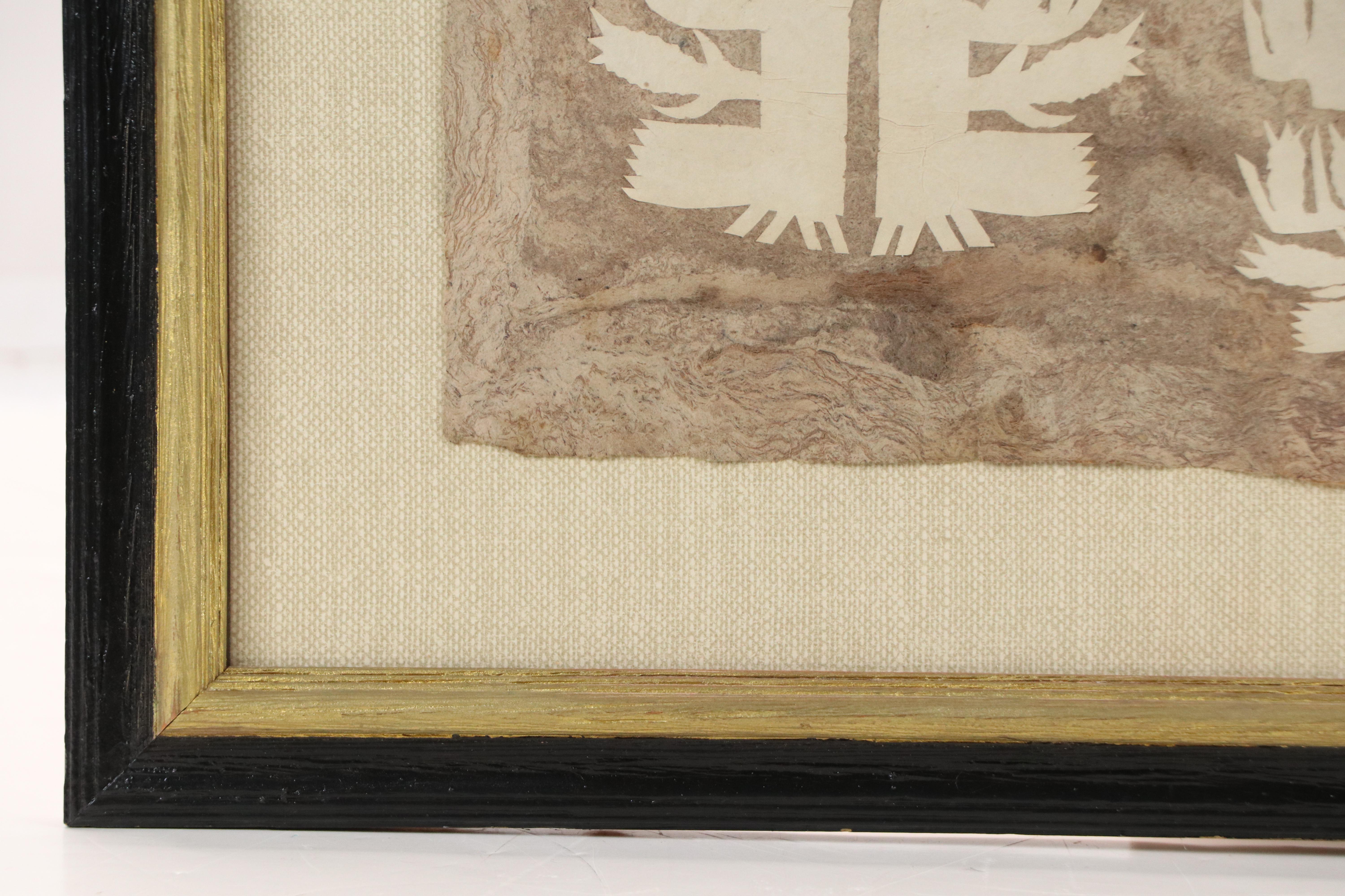 Mexican Otomi Folk Art Amate Paper Seed Spirit Painting