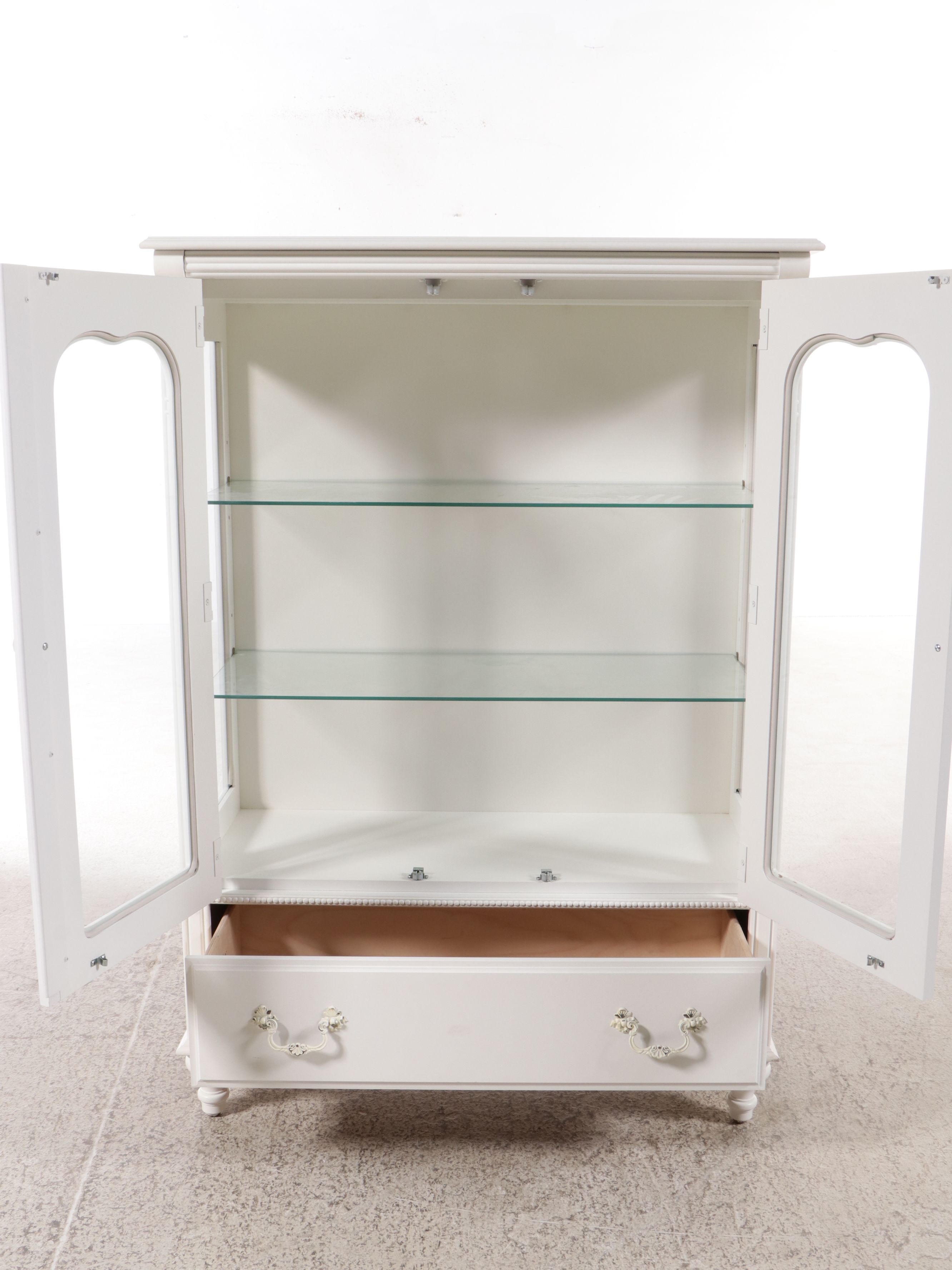 Stanley Painted Illuminated Display Cabinet