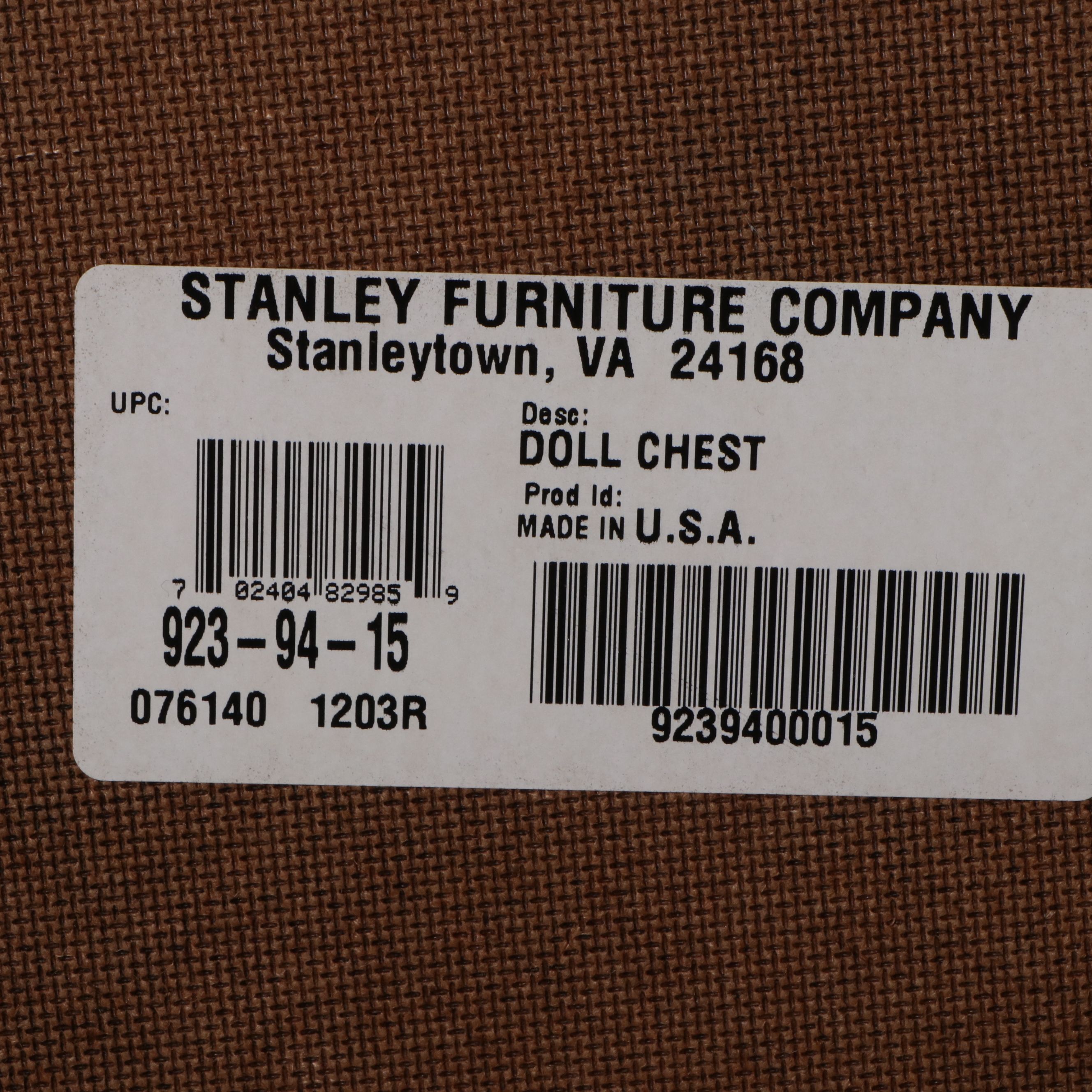 Stanley Painted Illuminated Display Cabinet