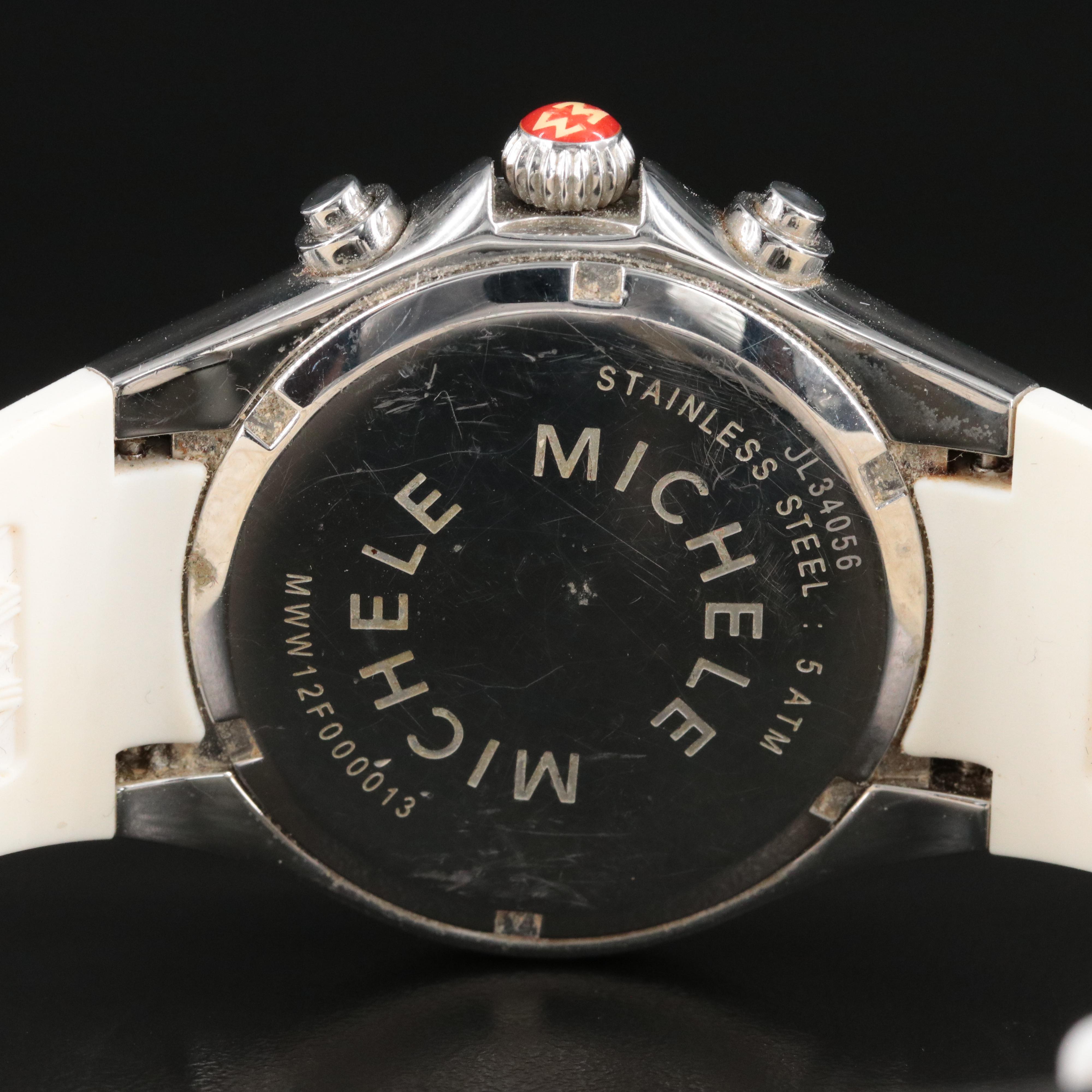 Michele Tahitian Jelly Bean Rainbow Chronograph Watch