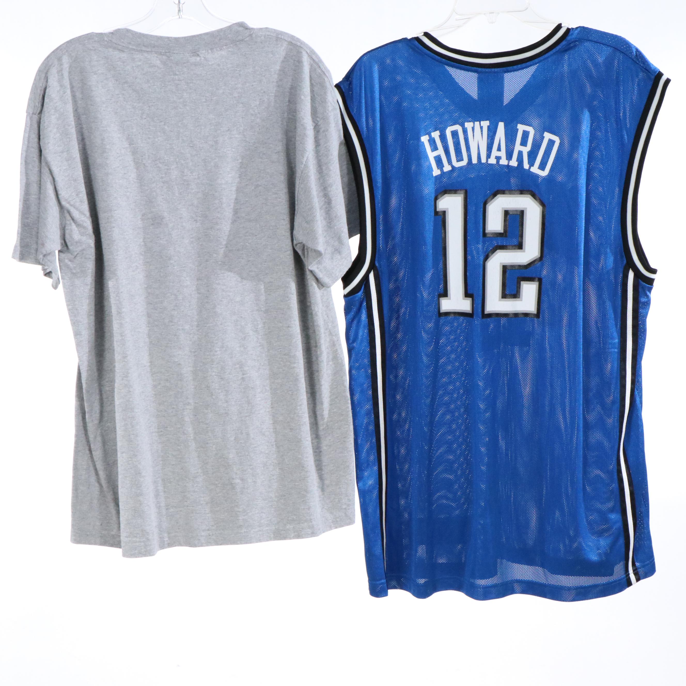 Dwight Howard Basketball Jersey with Notre Dame Jacket and More