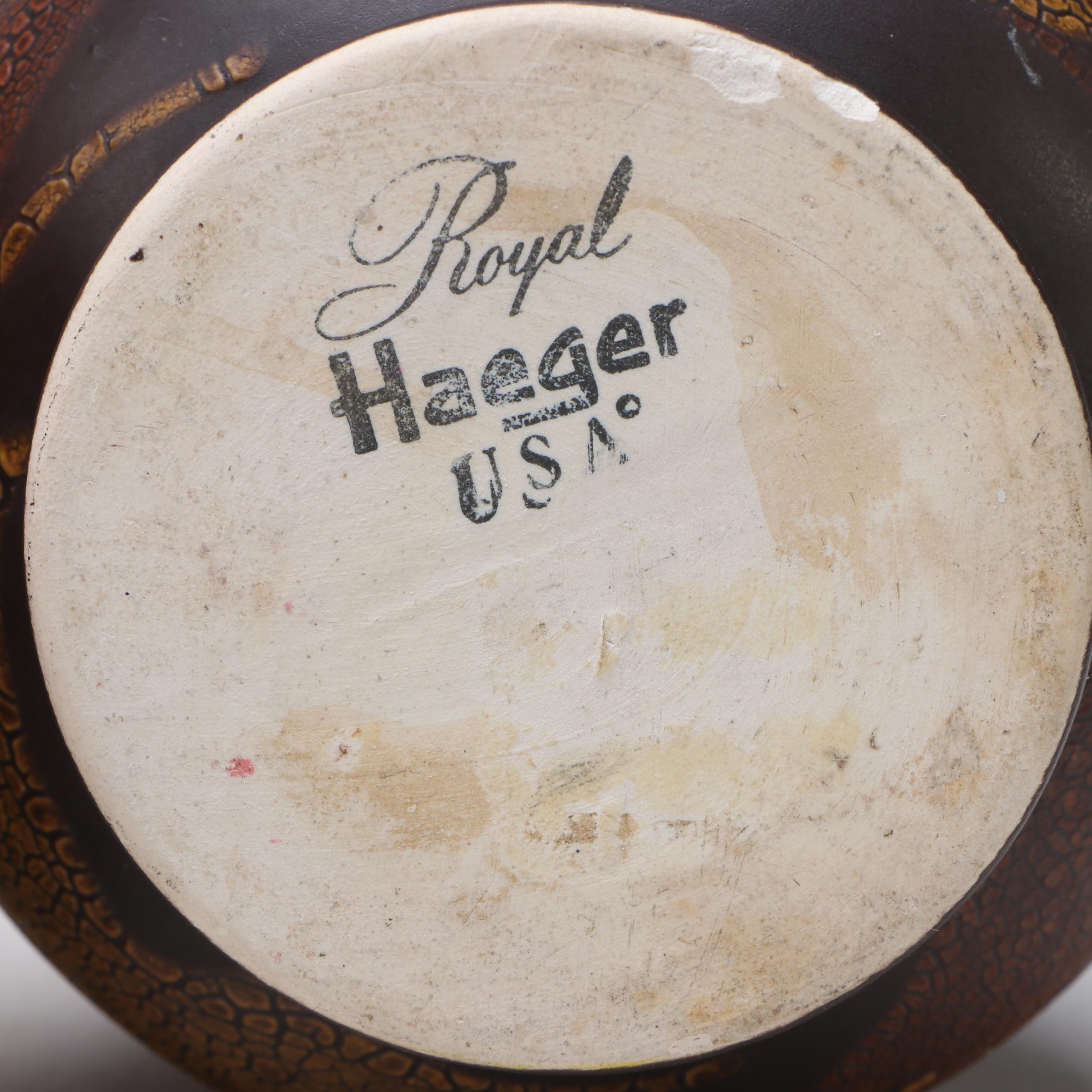 Royal Haeger "Earth Wrap," McCoy and Danish Art Pottery Vases