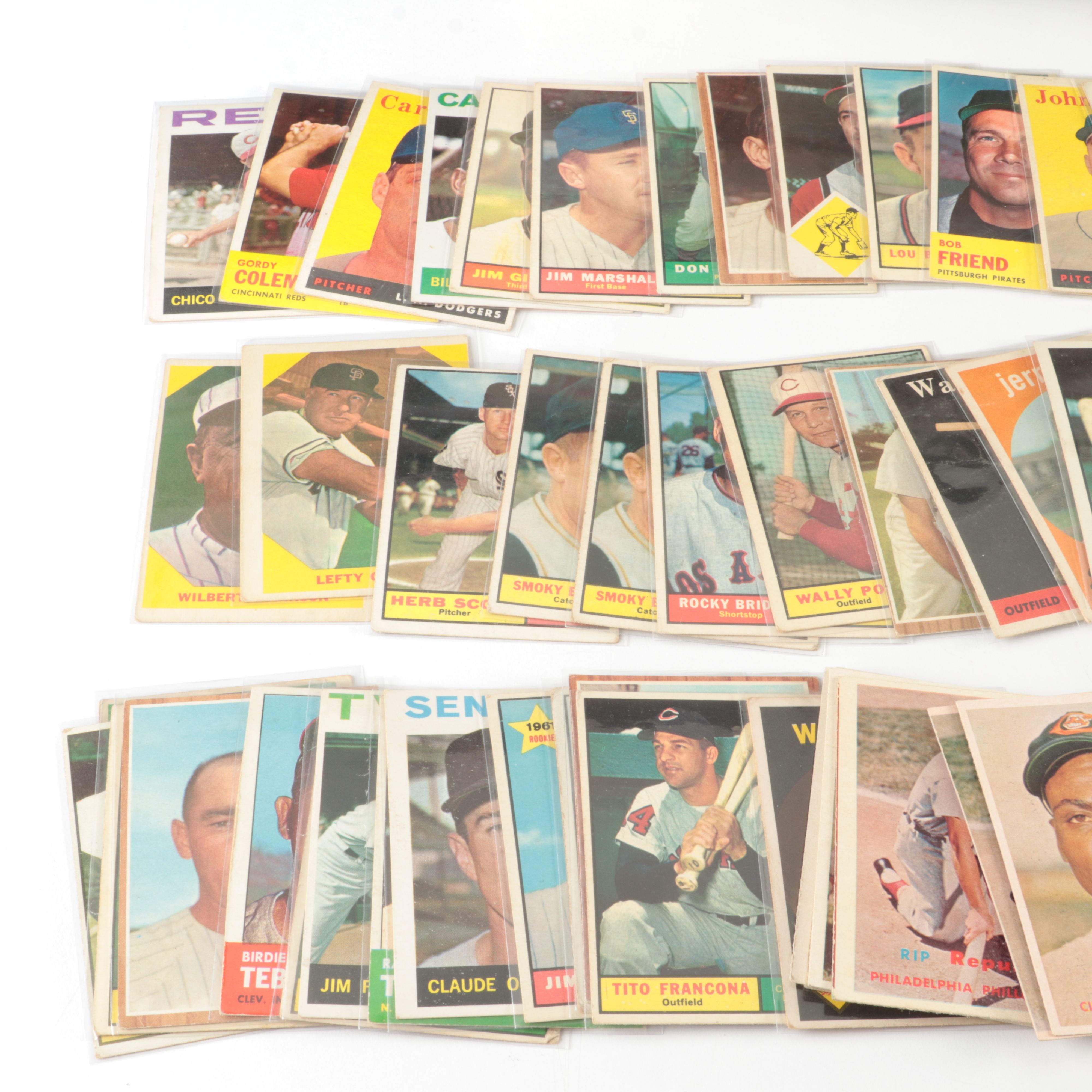 Large Collection of Vintage Baseball Cards, Many Stars, 1933 to 1980s