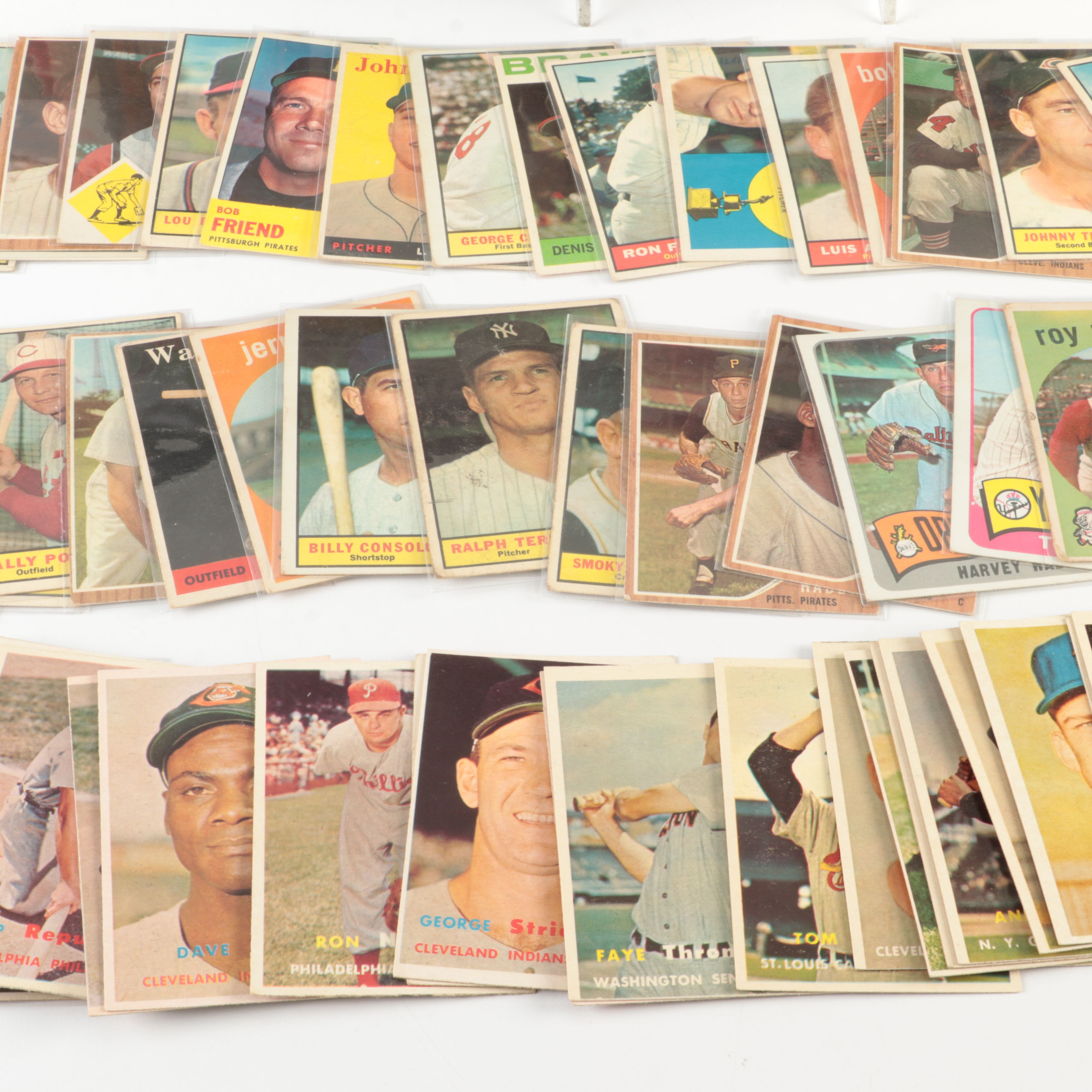 Large Collection of Vintage Baseball Cards, Many Stars, 1933 to 1980s