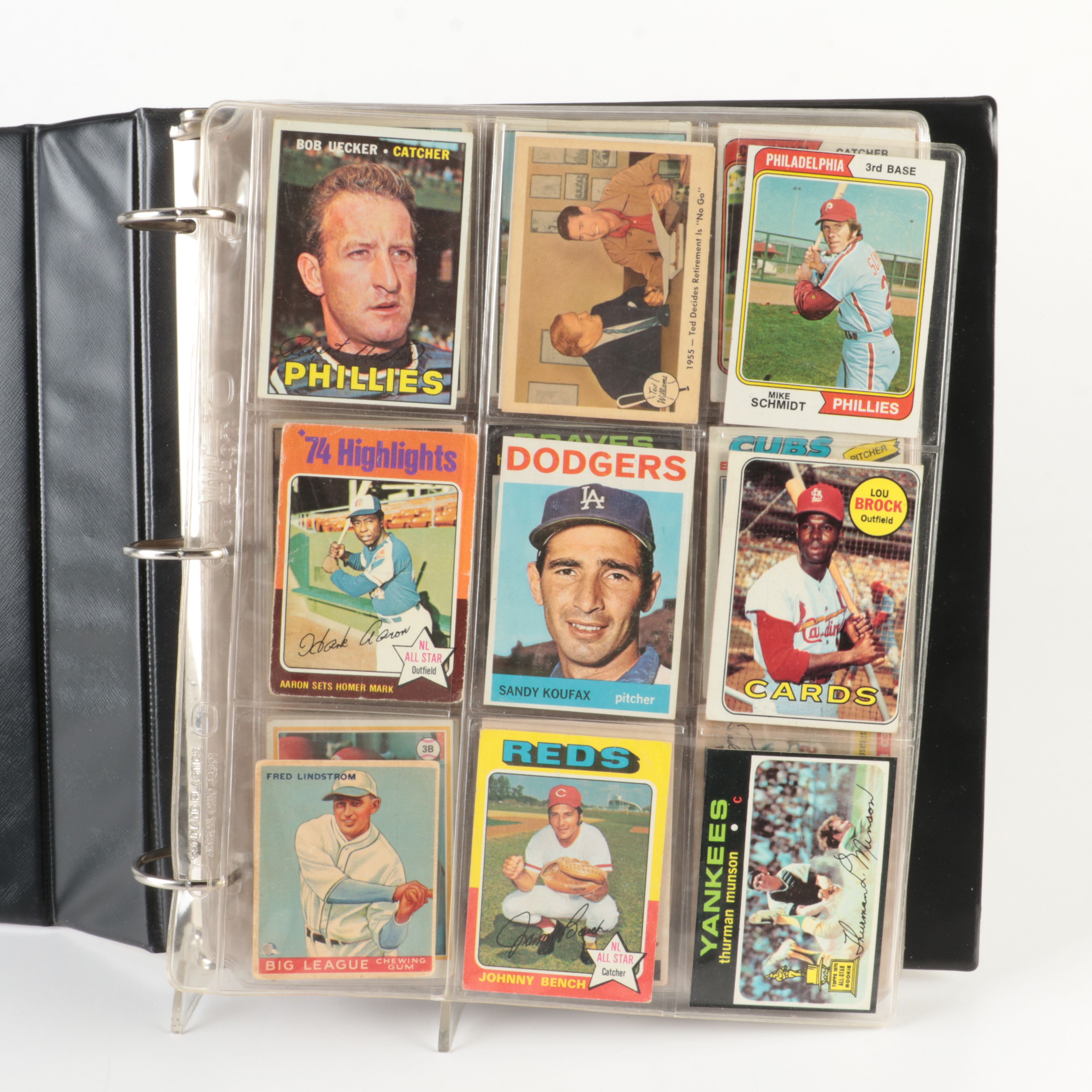 Large Collection of Vintage Baseball Cards, Many Stars, 1933 to 1980s