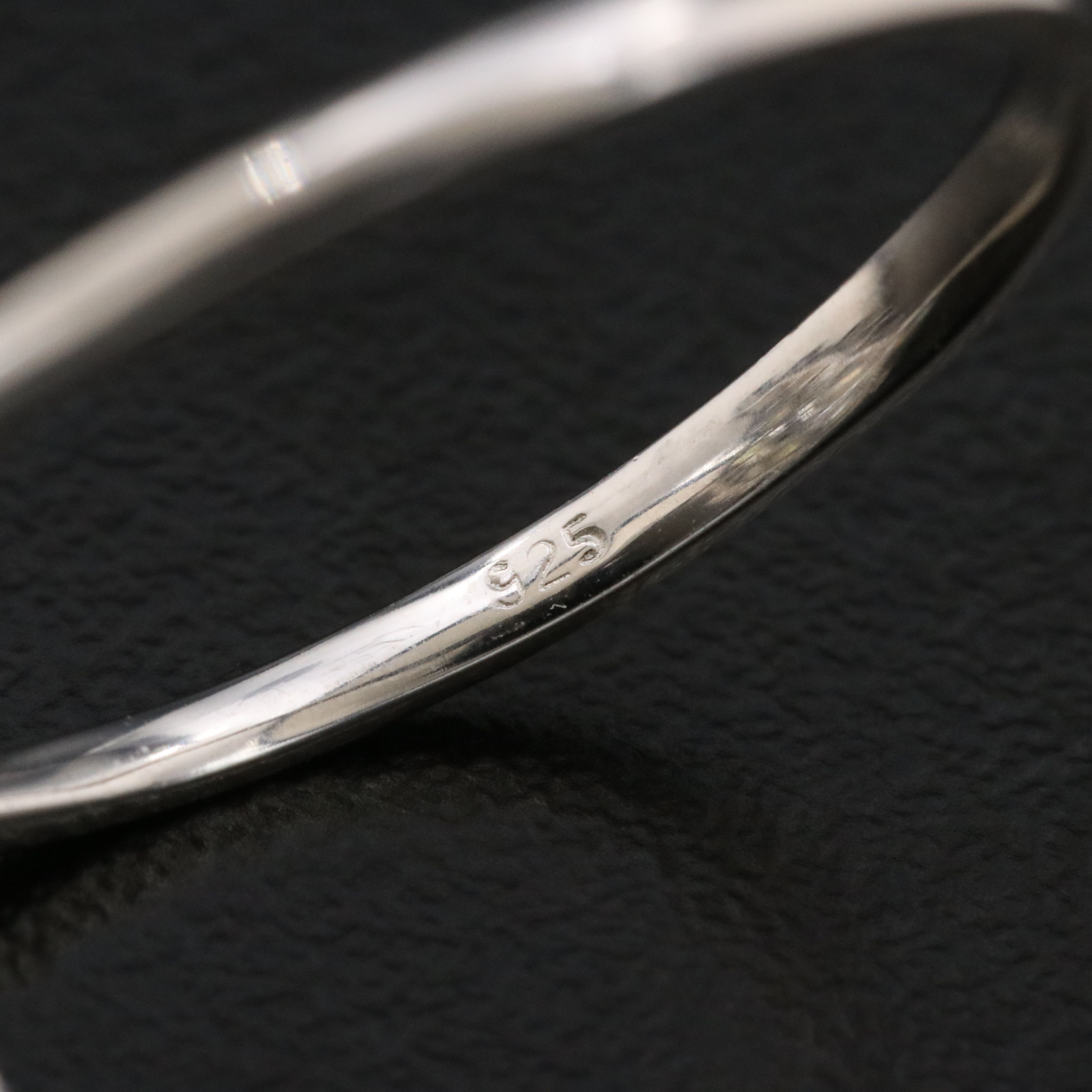 Sterling Opal and Sapphire Ring